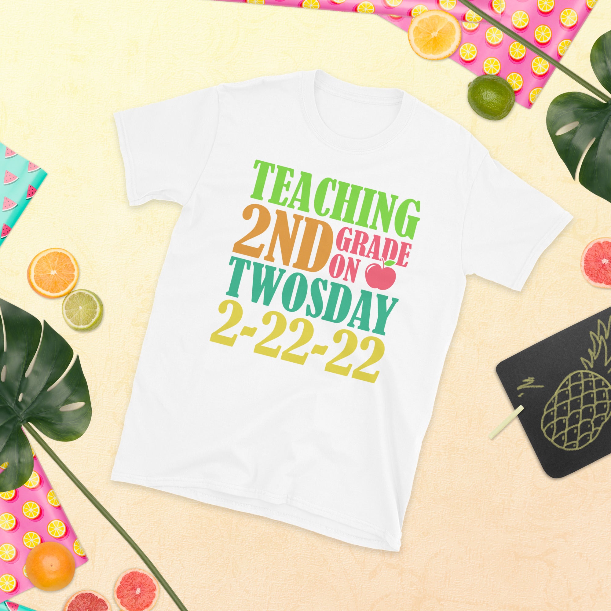 2nd Grade Teacher Shirt, Teaching 2nd Grade on Twosday TShirt, Funny Twosday Shirt, Tuesday 2-22-22, 2nd Grade Teacher Gifts, Teacher TShirt - Madeinsea©