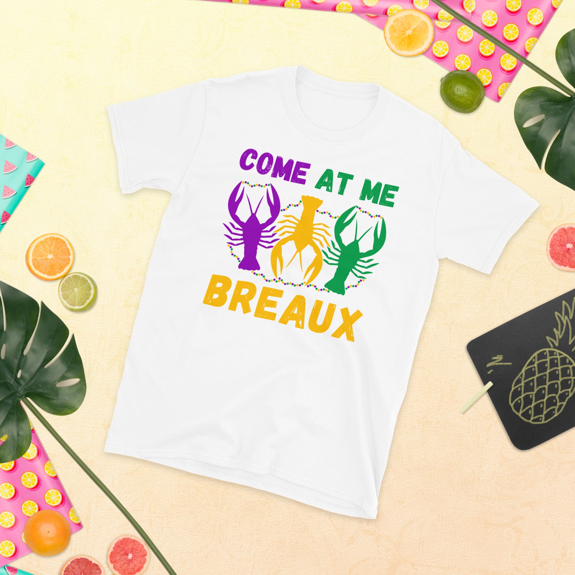 Come At Me Breaux, Mardi Gras Shirt, Funny Crawfish TShirt, New Orleans Tee, Fat Tuesday Gifts, Mardi Grass Tshirt, Parade Carnival Shirt - Madeinsea©