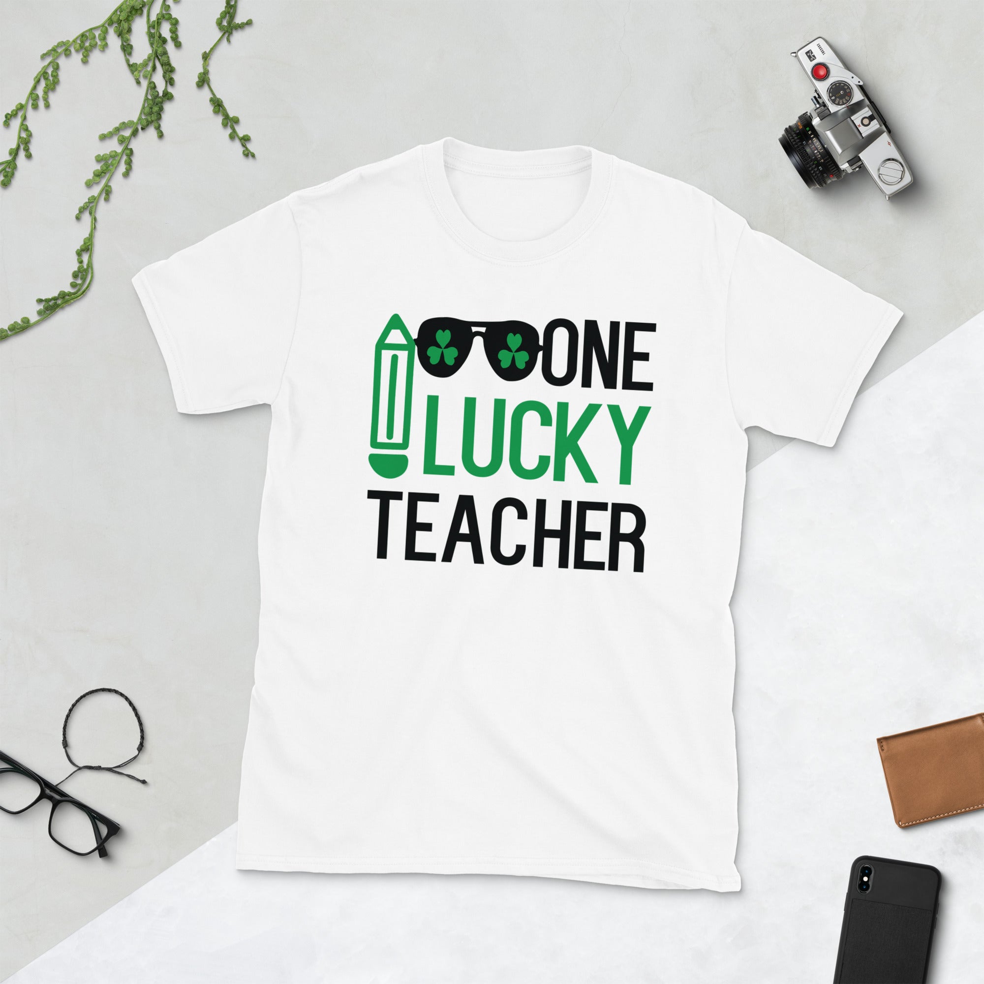 One Lucky Teacher Shirt, St Patricks Day Teacher Shirt,Lucky Shirt, St Patrick&#39;s Day TShirt, Shamrock T-Shirt, St. Patty&#39;s Gifts,Teacher Tee - Madeinsea©