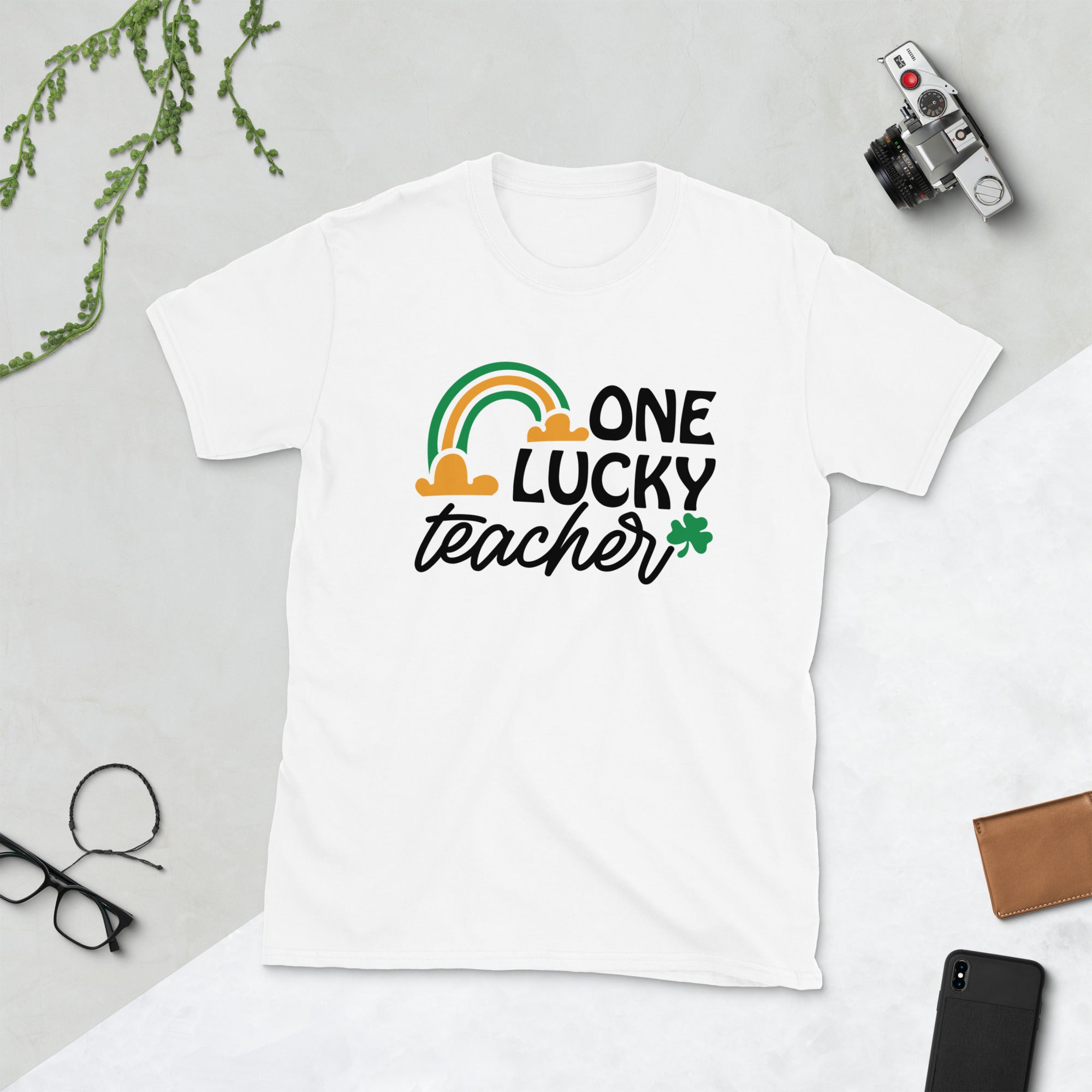 One Lucky Teacher Shirt, St Patricks Day Teacher Shirt,Lucky TShirt, St. Patricks Gifts, Shamrock Shirt, St. Patty&#39;s Shirt,Teacher Shirts - Madeinsea©