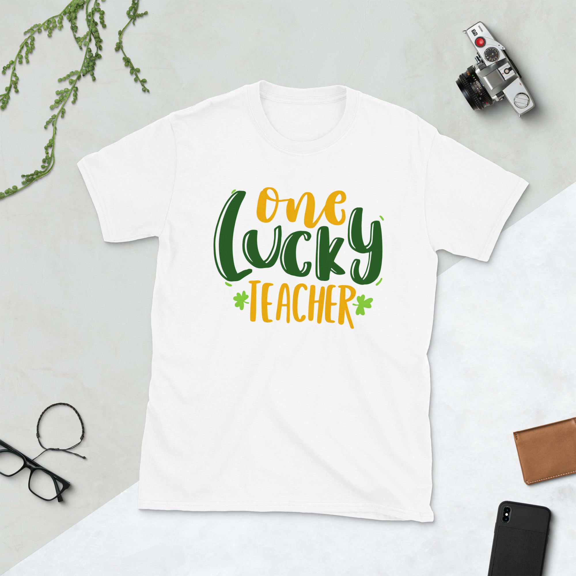 One Lucky Teacher Shirt, St Patricks Day Teacher Shirt,Lucky TShirt, St. Patricks Gifts, Shamrock Shirt, St. Patty&#39;s Shirt,Teacher Shirts - Madeinsea©