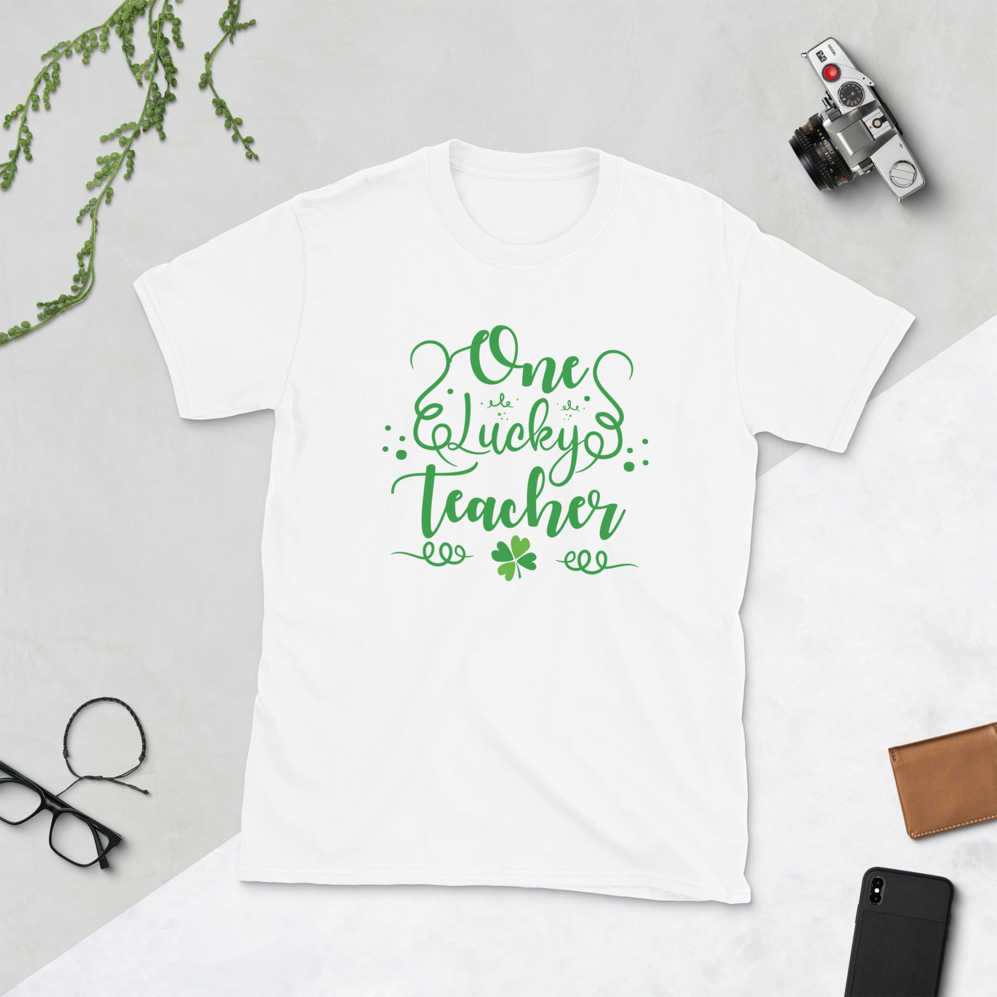 One Lucky Teacher Shirt, St Patricks Day Teacher Shirt,Lucky Teacher TShirt, St Patricks Gifts, Shamrock Tee, St. Pattys Shirt,Teacher Shirt - Madeinsea©