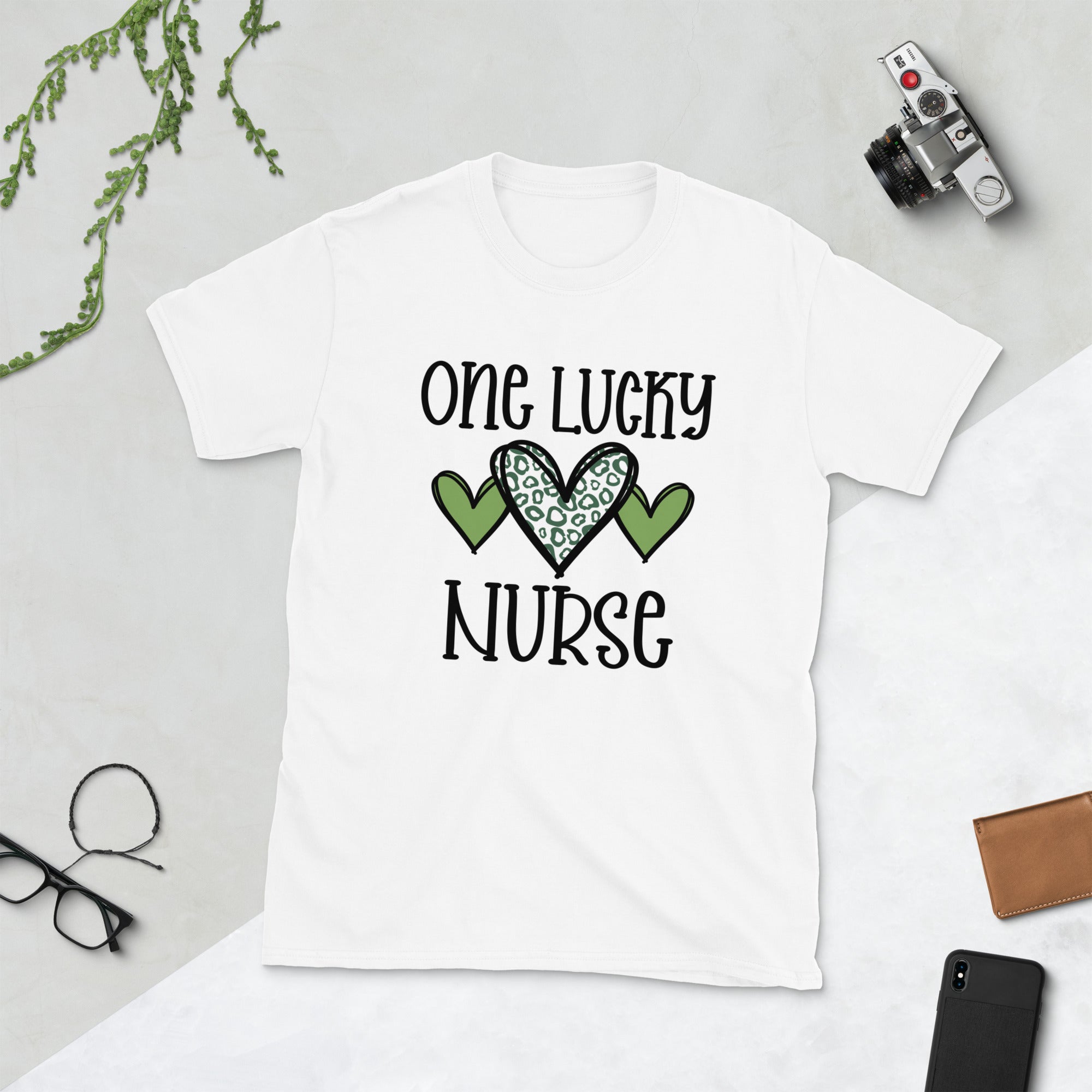 One Lucky Nurse Shirt, St Patricks Day Nurse Shirt, Irish Nurse Gift, Shamrock Nurse T-Shirt, St. Patty&#39;s Shirt, Gift for Nurses, Nurse Tee - Madeinsea©