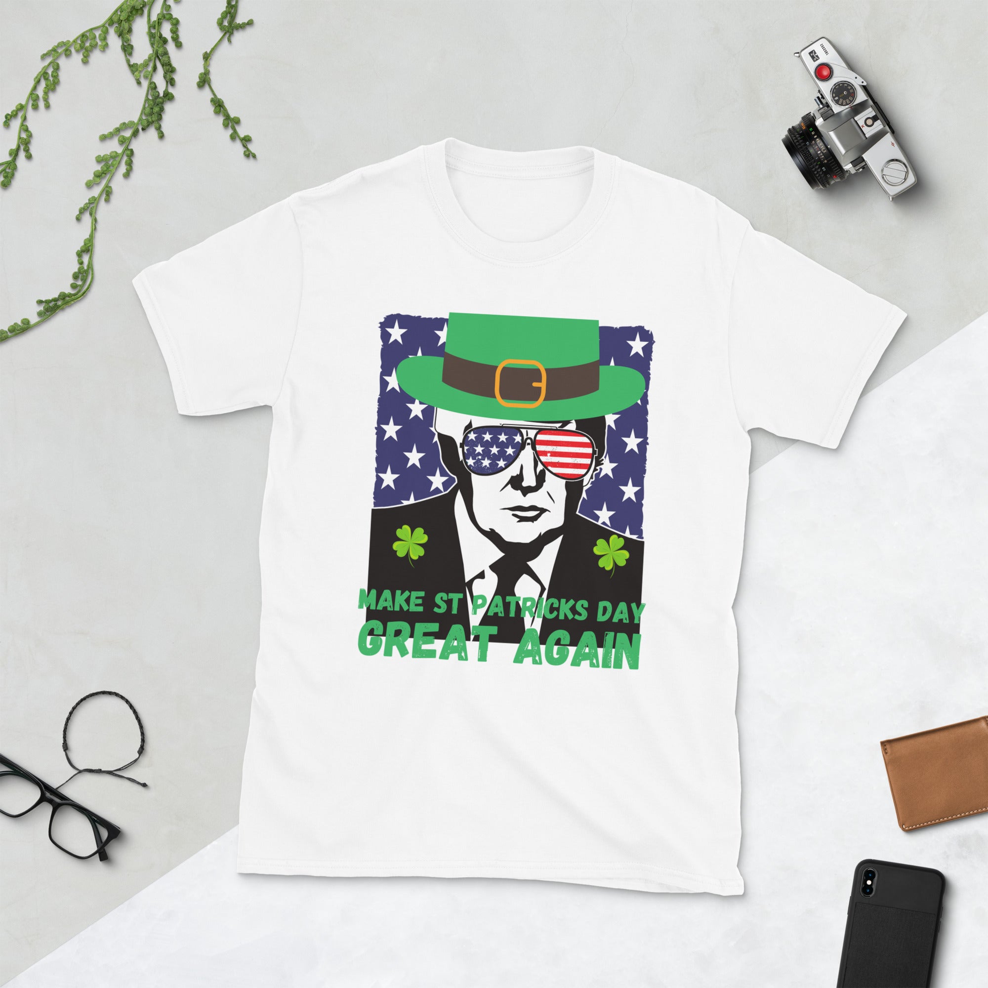 Donald Trump Make St Patrick&#39;s Day Great Again, Funny St Patrick&#39;s Shirt, Republican Gifts, St Patricks Shirt for Men, Irish Women Gift Tee - Madeinsea©