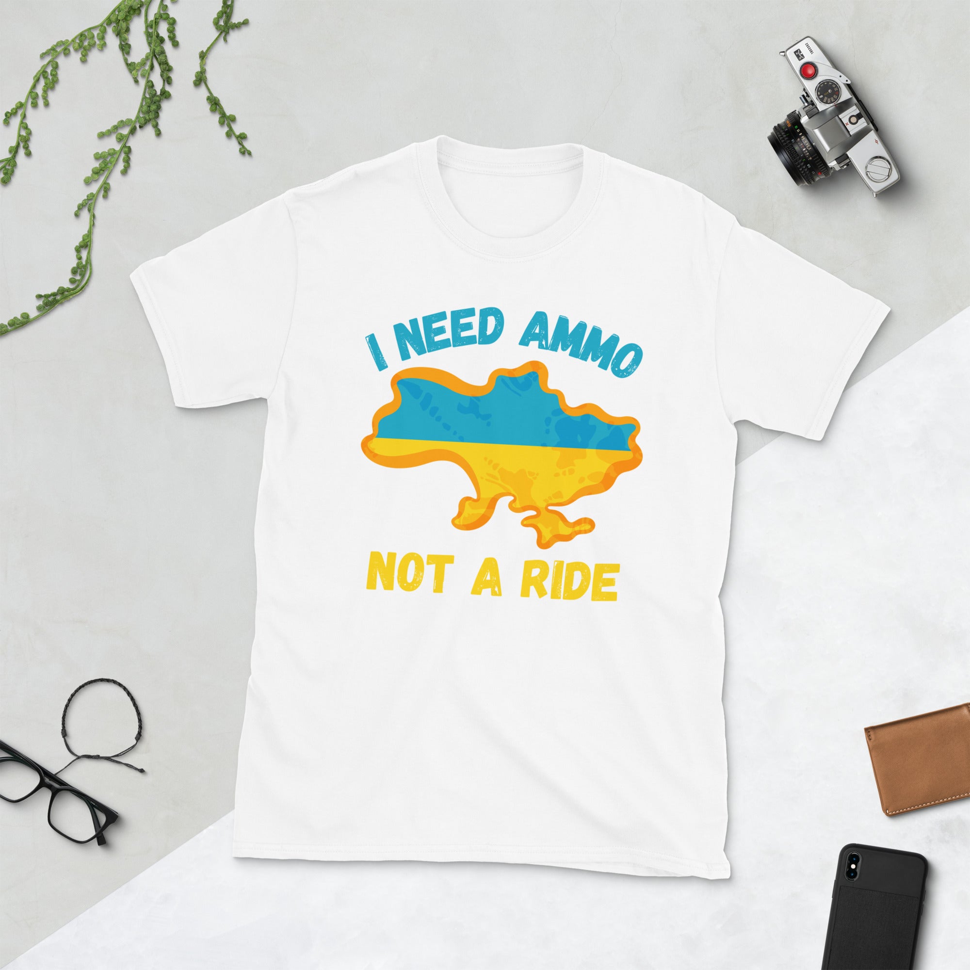 I Need Ammo Not A Ride Shirt, President Zelensky Shirt, Support Ukraine Shirt, Stand with Ukraine Tee, Puck Futin Shirt, Ukraine Flag Shirt