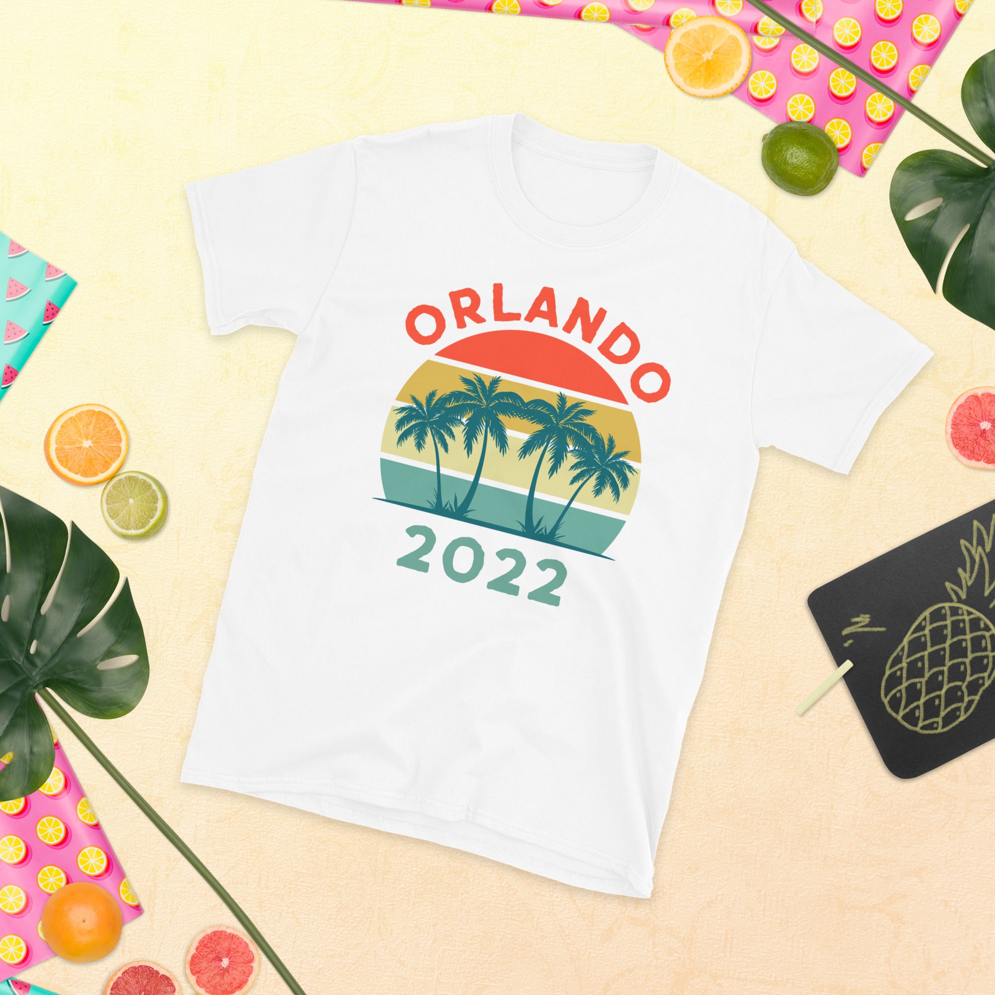 Camisa de vacaciones de verano de Orlando Florida 2022, camisa de vacaciones familiares de Orlando, regalo de Orlando Florida, camisa de viaje a juego, camiseta de viaje de verano de Orlando