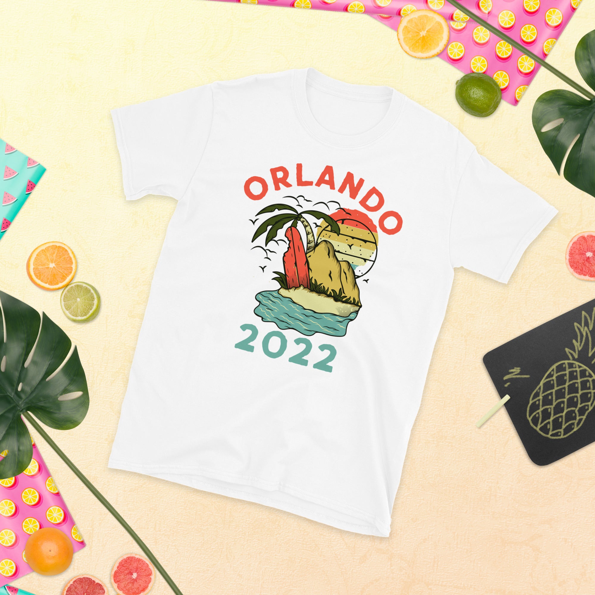 Camisa de vacaciones de verano de Orlando Florida 2022, camisa de vacaciones familiares de Orlando, regalo de Orlando Florida, camisa de viaje a juego, camiseta de viaje de verano de Orlando