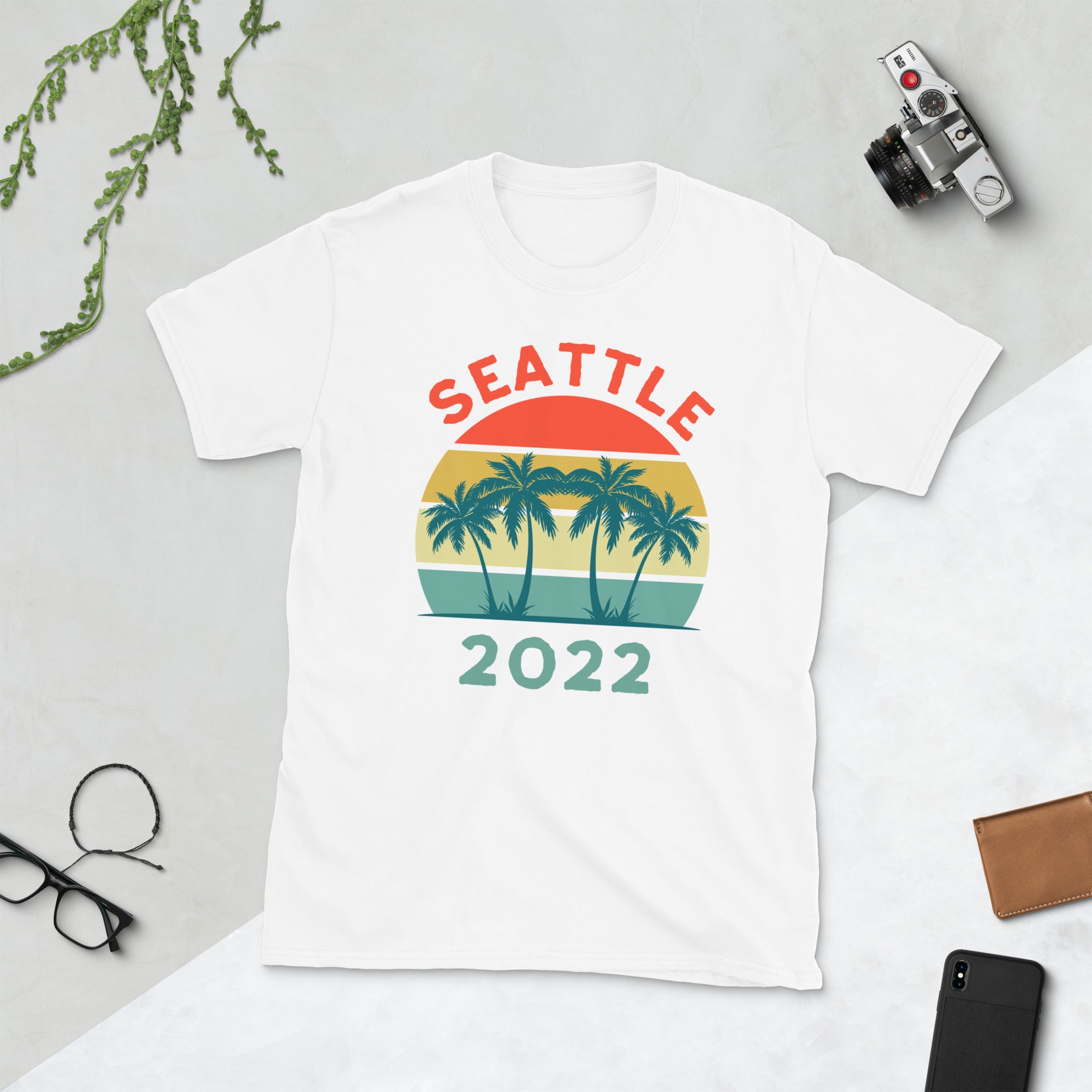 Seattle 2022 Shirt, Washington Summer Vacation Tshirt, Summer Holiday 2022 Matching Shirts, Washington State Tee, Seattle Retro Gift Shirt