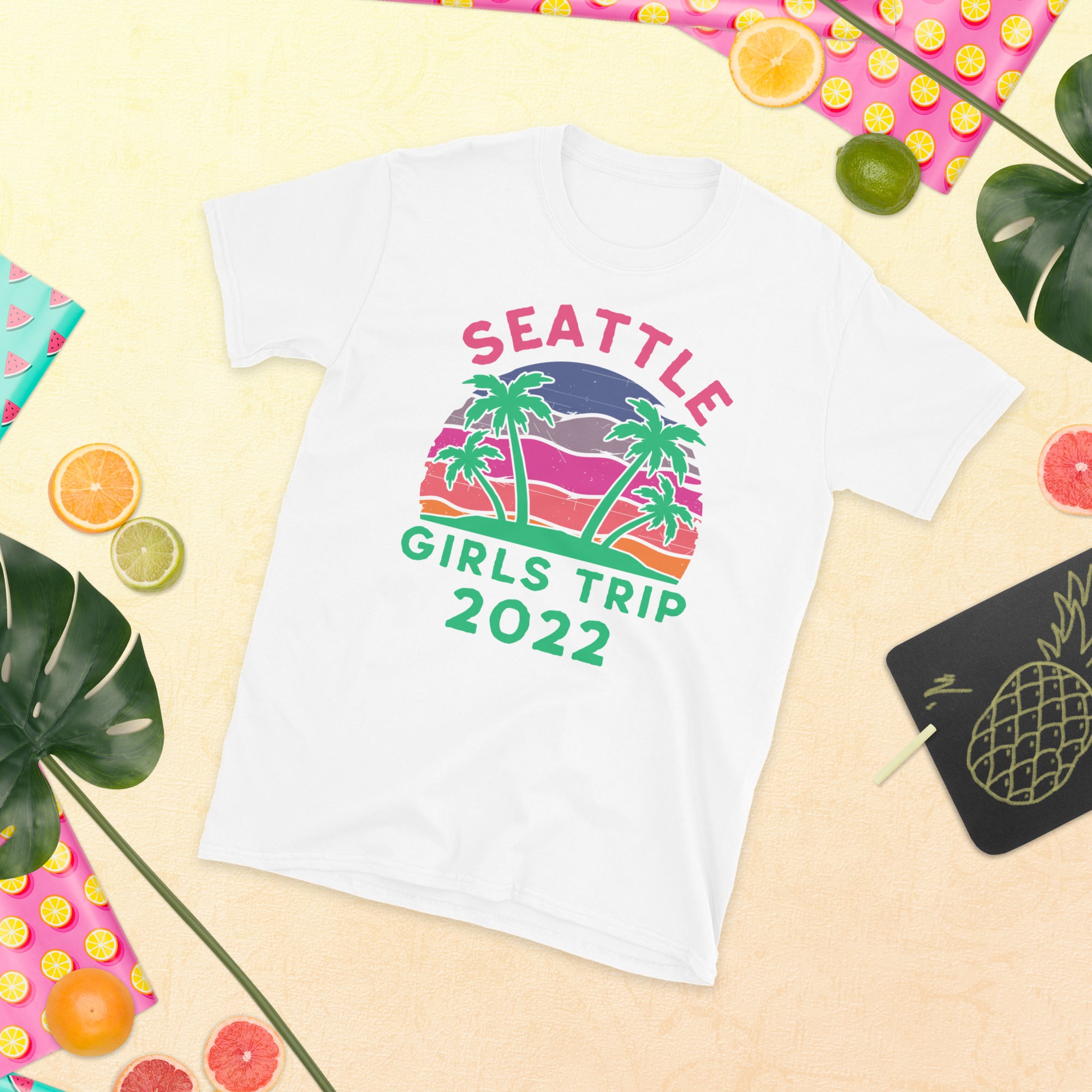 Seattle Girls Trip 2022 Shirt, Vintage Seattle T-Shirt, Seattle Washington, Seattle Summer Vacation, Matching Trip Shirts, Travel Gift Shirt