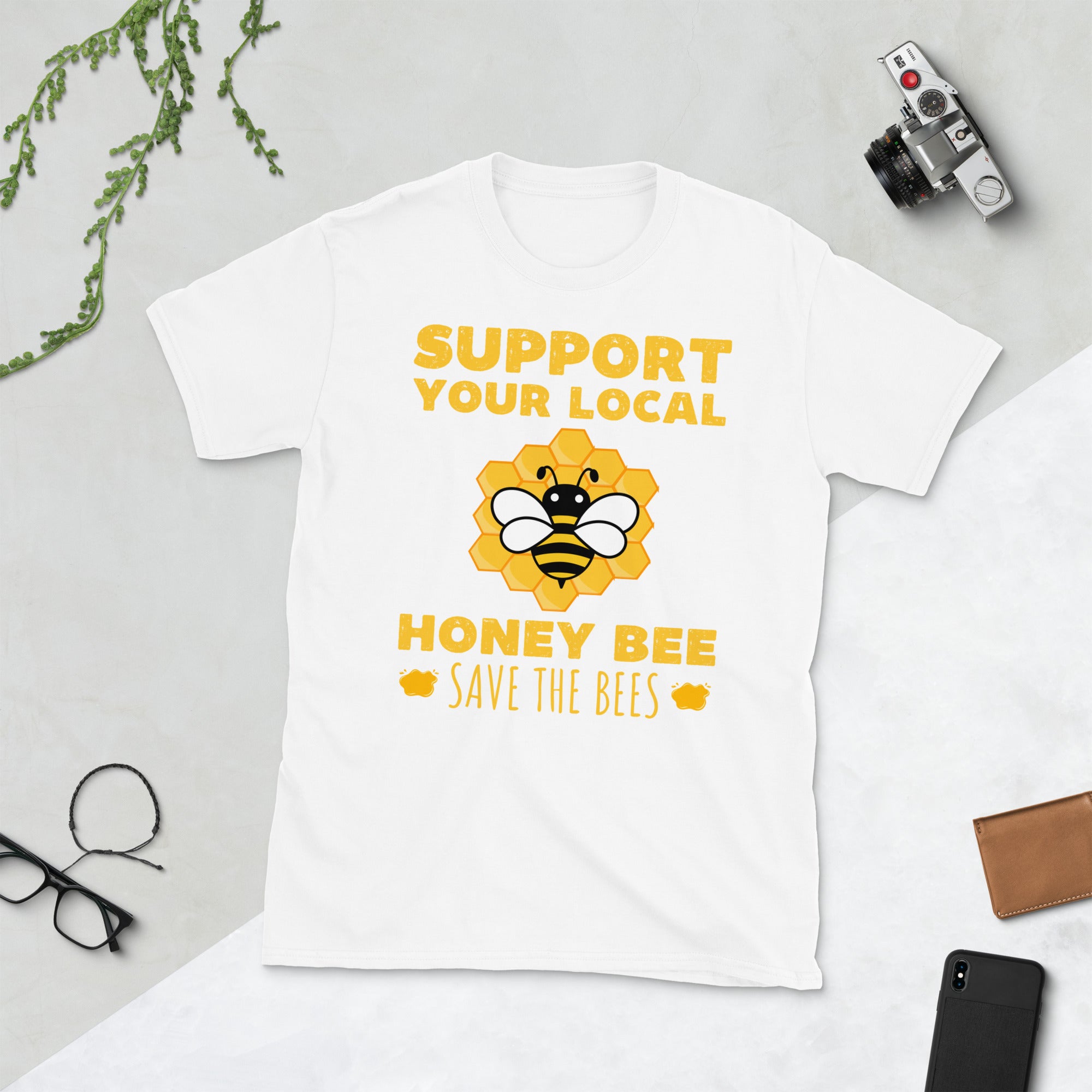 Save the Bees Shirt, Support Your Local Honey Bee, Beekeeping Tee, Funny Beekeeper Shirt Gift, Apiarist Tshirt, Gardener T Shirt, Bee Lover