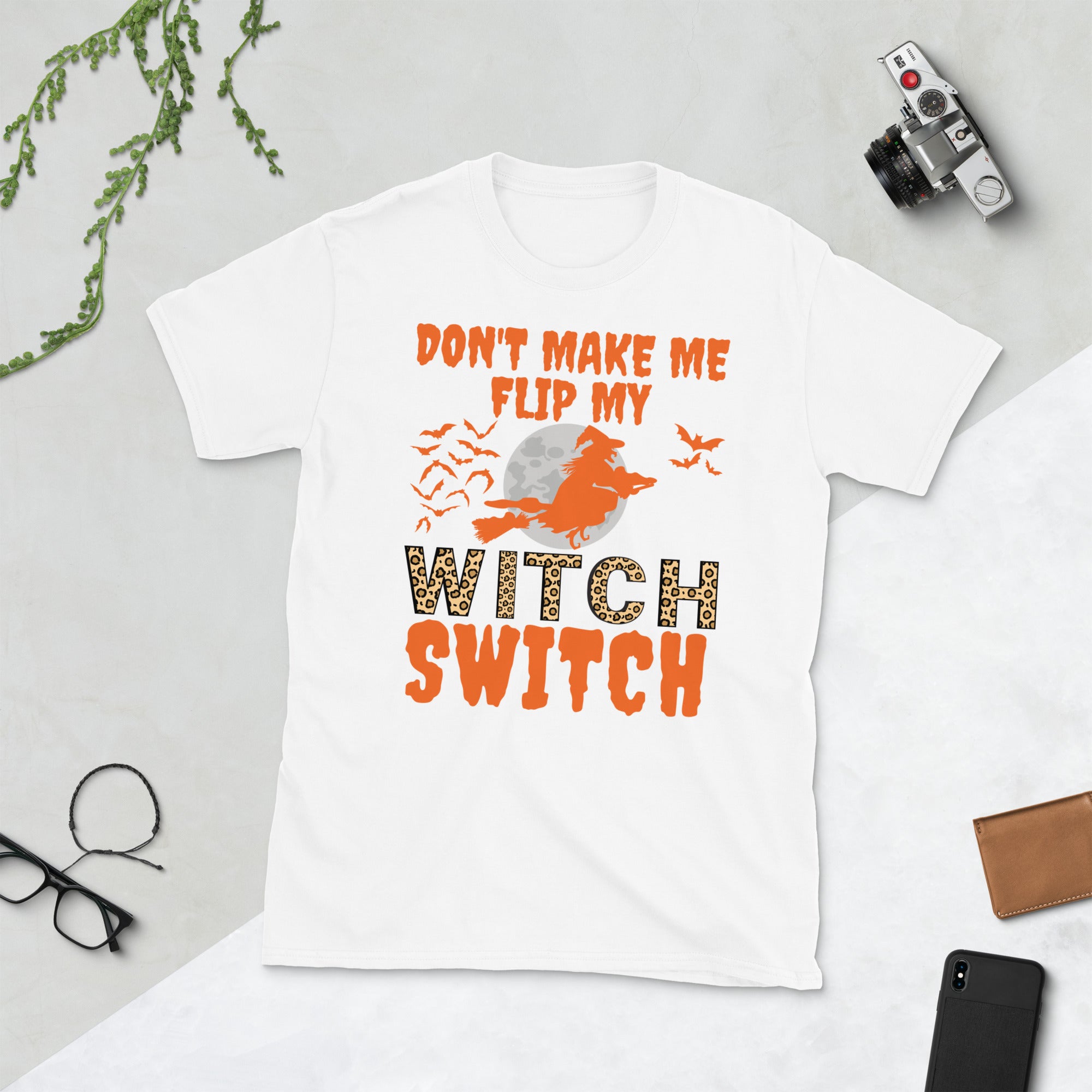 Don&#39;t Make Me Flip My Witch Switch Shirt, Funny Halloween Gift, Halloween Costume, Funny Gifts For Mom, Cute Halloween Witch Tshirt - Madeinsea©