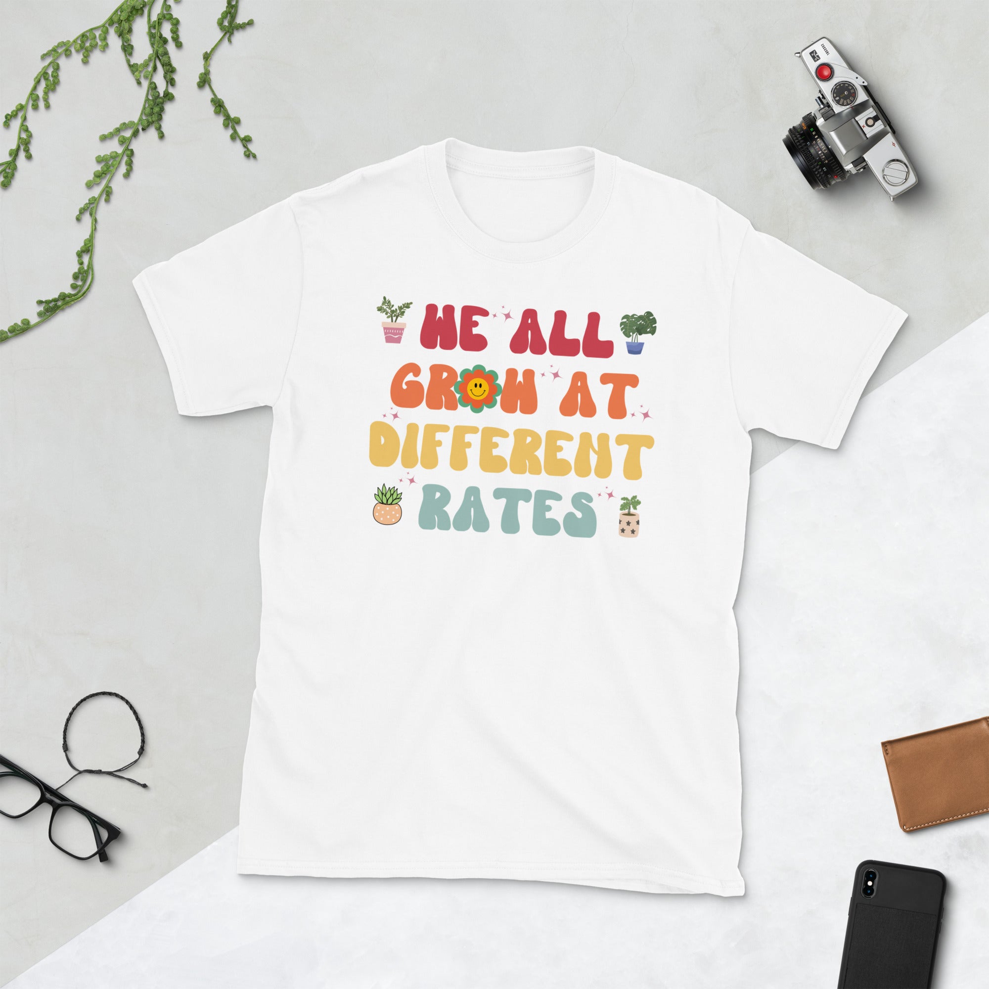 We All Grow At Different Rates Sped Teacher Shirt, Special Education Teacher Tshirt, Gift For Kindergarten Elementary Teacher, SPED Teacher - Madeinsea©