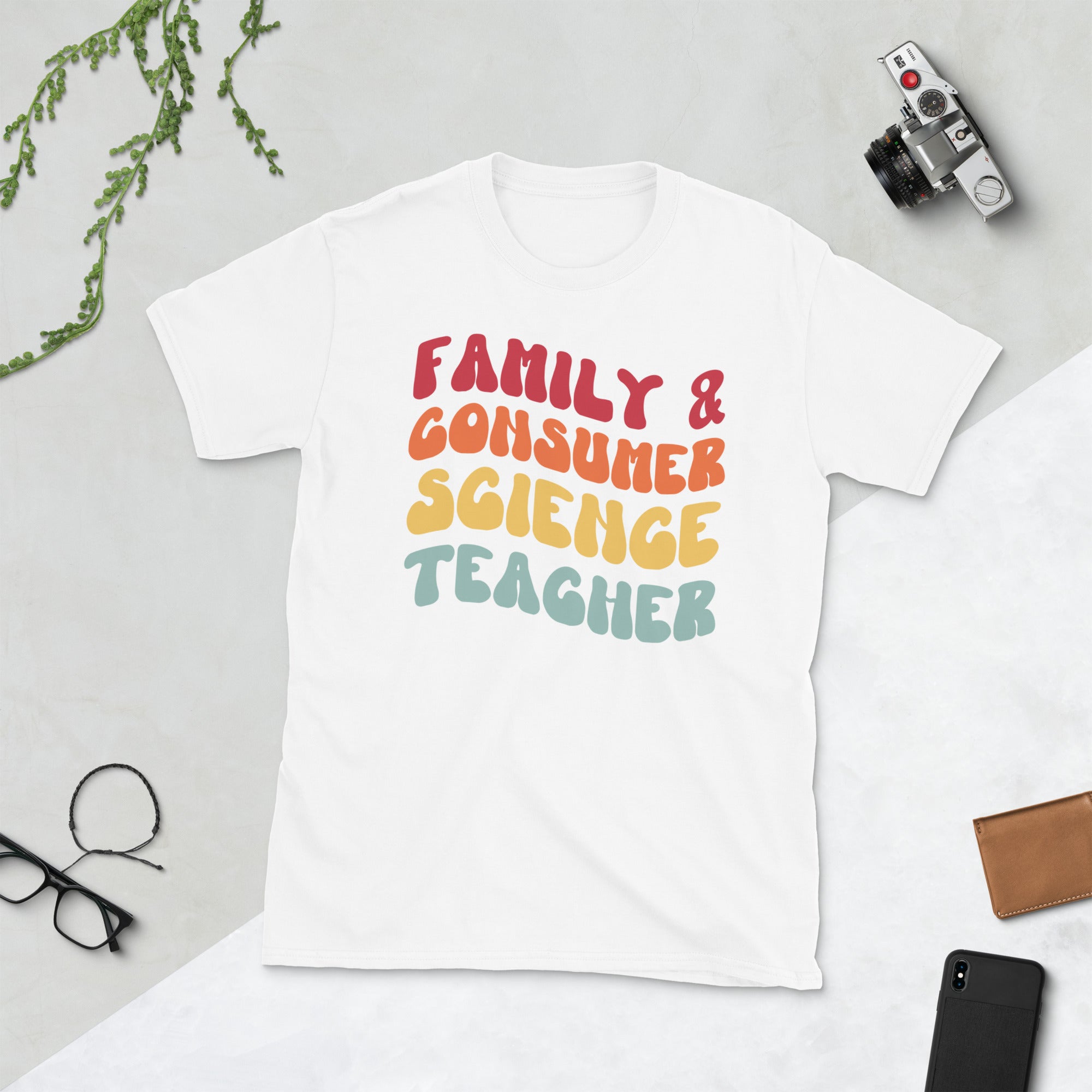 Groovy FCS Teacher Shirt, Family and Consumer Science Teacher Gifts, Teacher Love TShirt, Retro Teacher T Shirt, Vintage FCS Teacher Tee - Madeinsea©