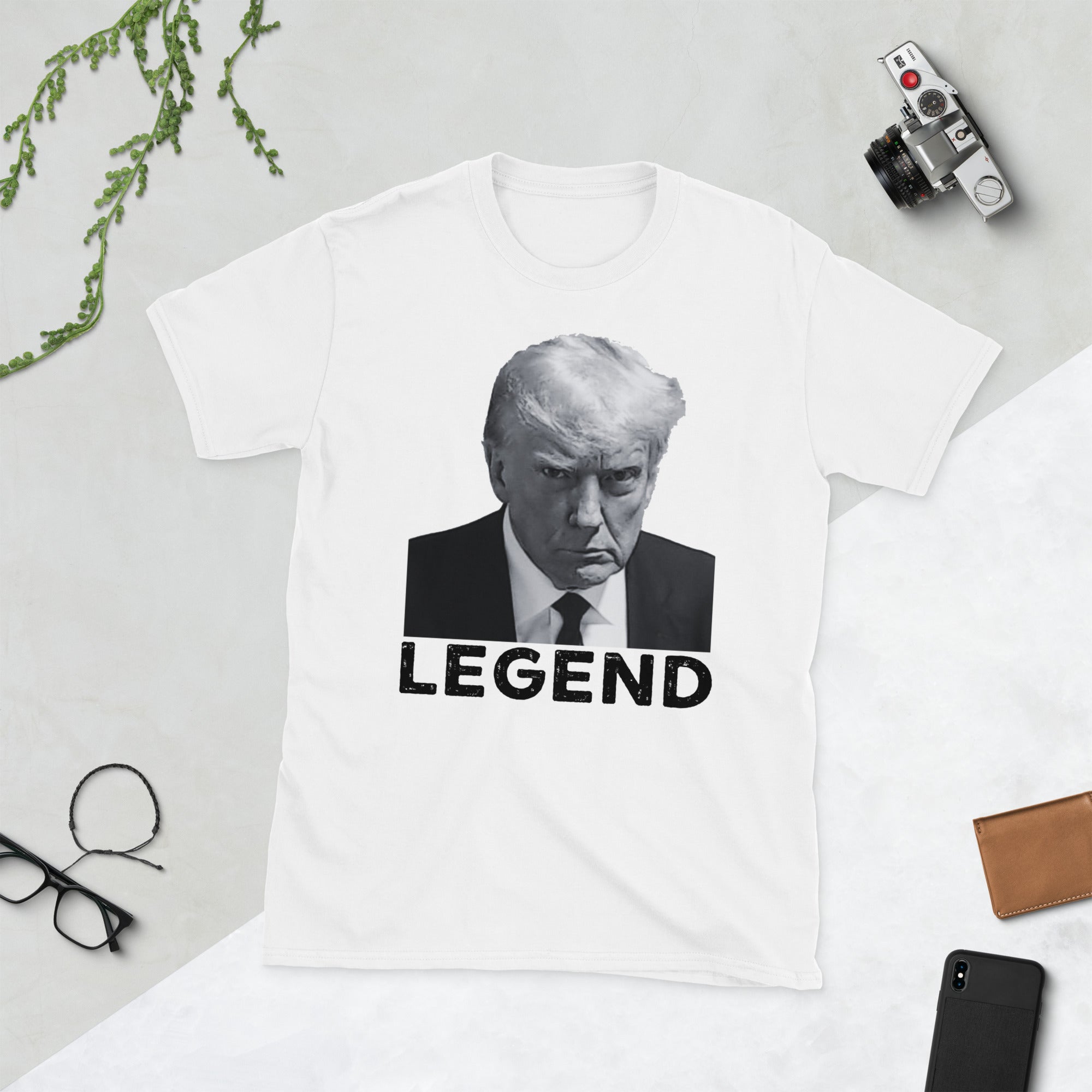 Trump Mugshot T-Shirt, Trump Jail Shirt, Trump Arrested Shirt, Donald Trump 2024, Legend Trump, Never Surrender Tee, Republican Gifts - Madeinsea©