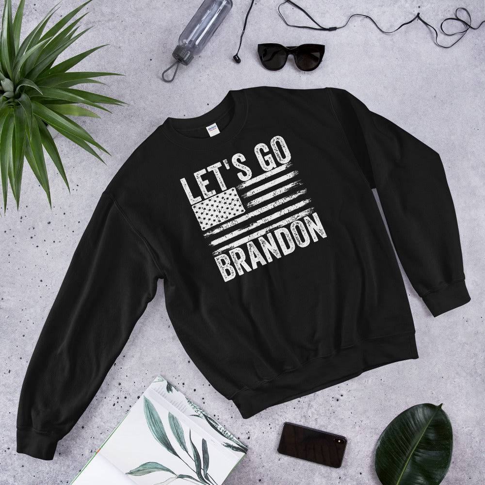 Let&#39;s Go Brandon Sweatshirt, Lets go brandon, Funny Joe Biden Sweatshirt, FJB Sweatshirt, Joe Biden Chant, Funny Biden Meme, Anti Biden Pun - Madeinsea©