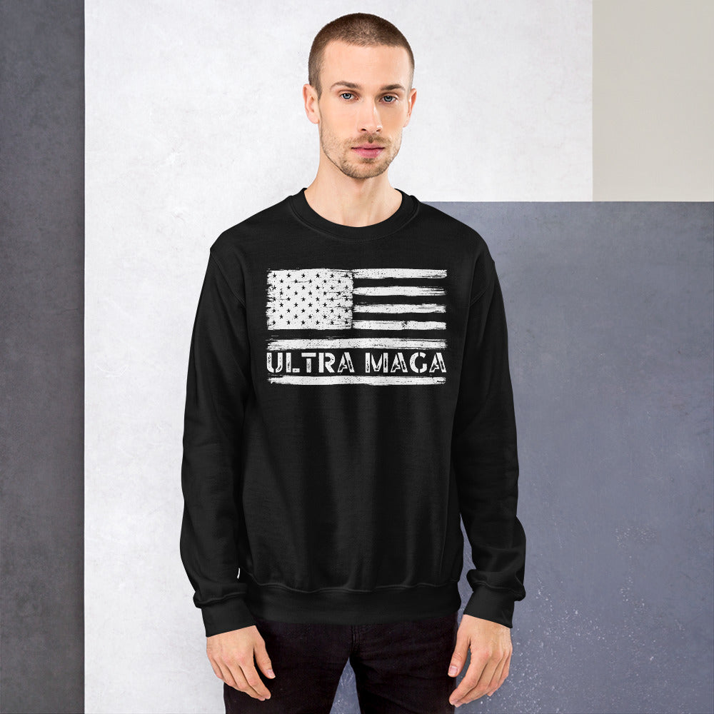 Ultra MAGA Sweatshirt, Trump Maga Shirt, Republican Gifts, American Patriot Sweater, Donald Trump 2024, Conservative Shirt, FJB Sweat shirt - Madeinsea©