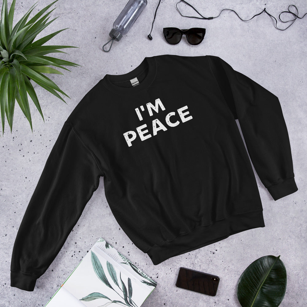 Im Peace Sweatshirt, I Come In Peace Couple Shirt, Funny Matching Sweatshirts, Halloween Couples Sweater, Matching Shirts For Halloween - Madeinsea©