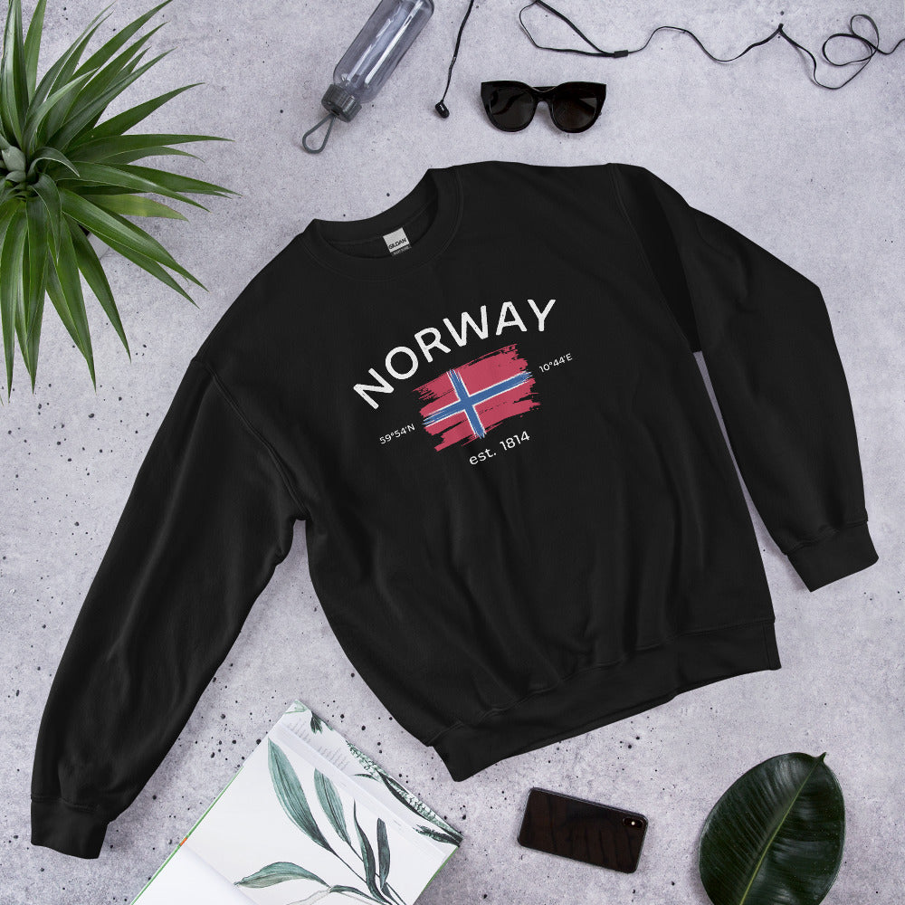 Sudadera de Noruega, Suéter de Noruega, Suéteres de Oslo Noruega, Regalo de Oslo, Suéter de viaje de Noruega, Camisa de Noruega, Regalo amante de Noruega, Camisa de bandera de Noruega