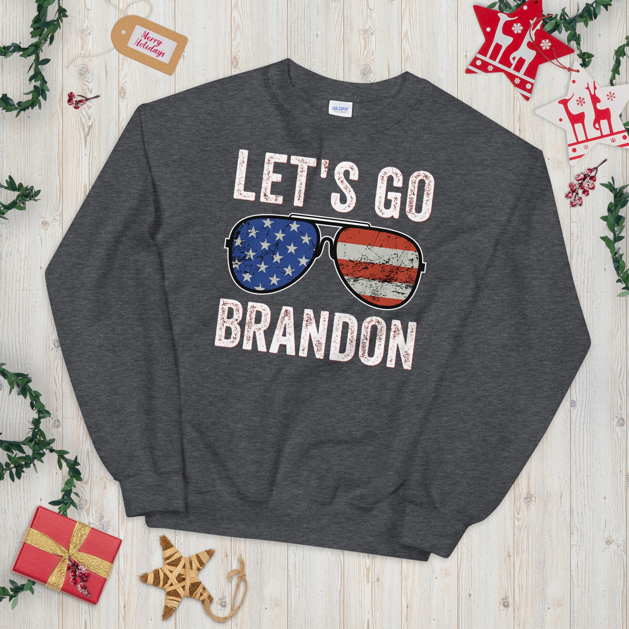 Let&#39;s Go Brandon Sweatshirt, Lets go brandon, Funny Joe Biden Sweatshirt, FJB Sweatshirt, Joe Biden Chant, Funny Biden Meme, Anti Biden Pun - Madeinsea©