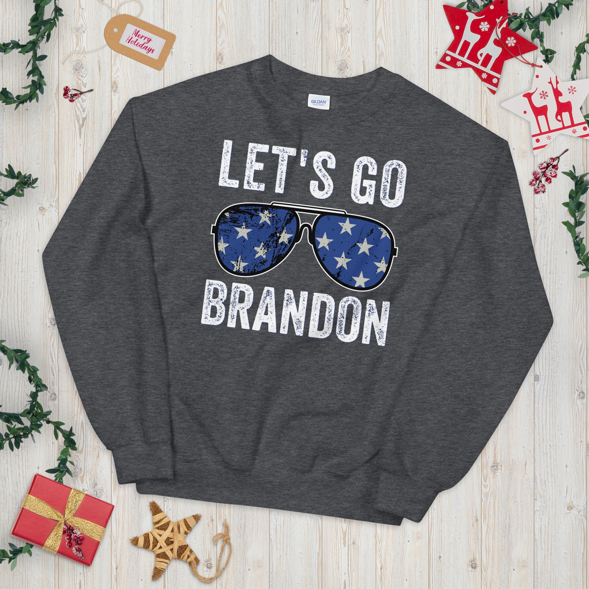 Let&#39;s Go Brandon Sweatshirt, Lets go brandon, Funny Joe Biden Sweatshirt, FJB Sweatshirt, Joe Biden Chant, Funny Biden Meme, Anti Biden Pun - Madeinsea©