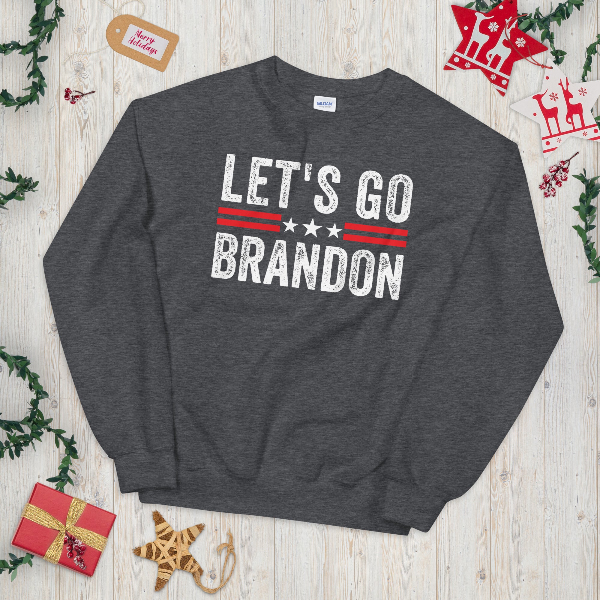 Lets Go Brandon Sweatshirt, Lets go brandon Sweater, Funny Joe Biden Sweater, FJB Sweater, Joe Biden Chant, Funny Biden Meme, Biden Sweater - Madeinsea©