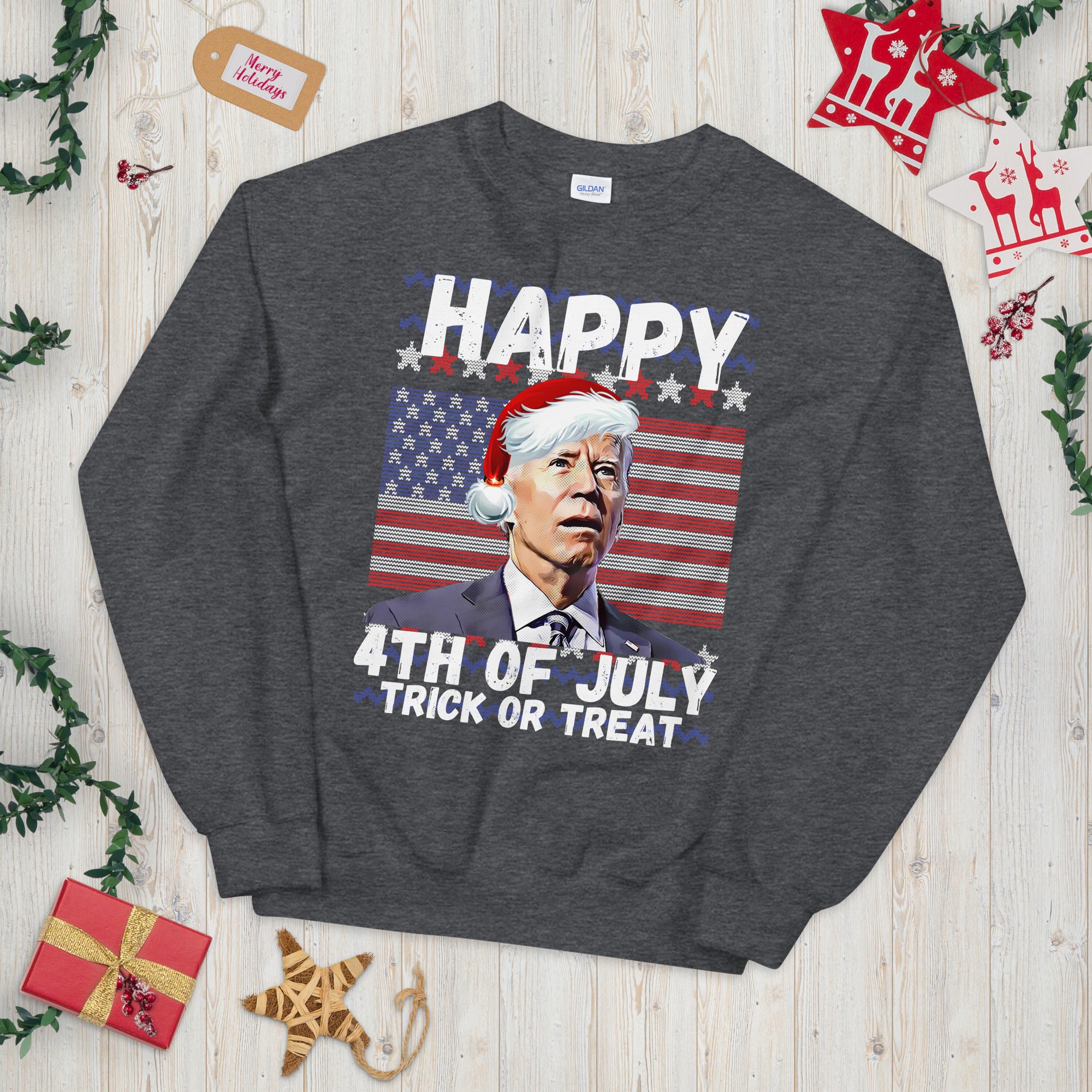 FJB Christmas Sweater, Biden Ugly Christmas Sweater, Fjb Sweatshirt, Funny Biden Shirt, Xmas Republican Gifts, Fjb Shirt, Ugly Christmas - Madeinsea©