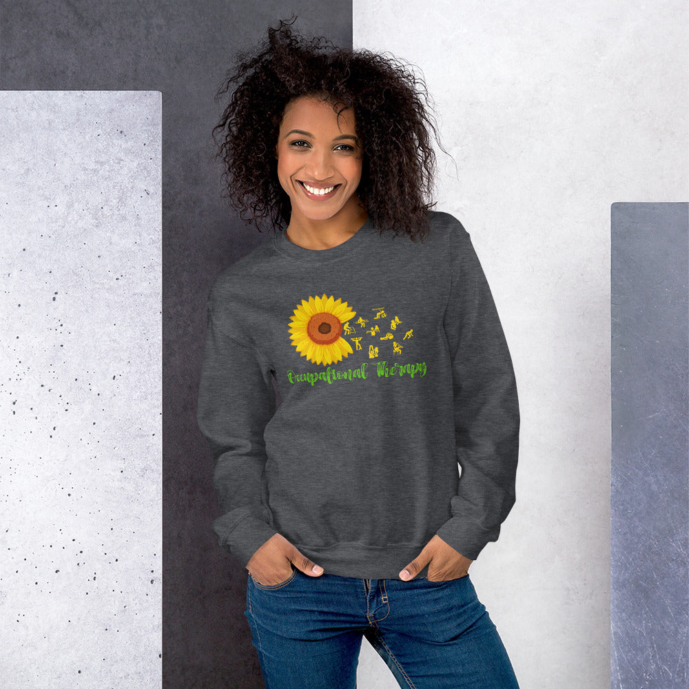 Occupational Therapy Sweatshirt, Occupational Therapy, OT Shirt, Sunflower Shirt, Occupational Therapy Gifts, Occupational Therapy Assistant - Madeinsea©