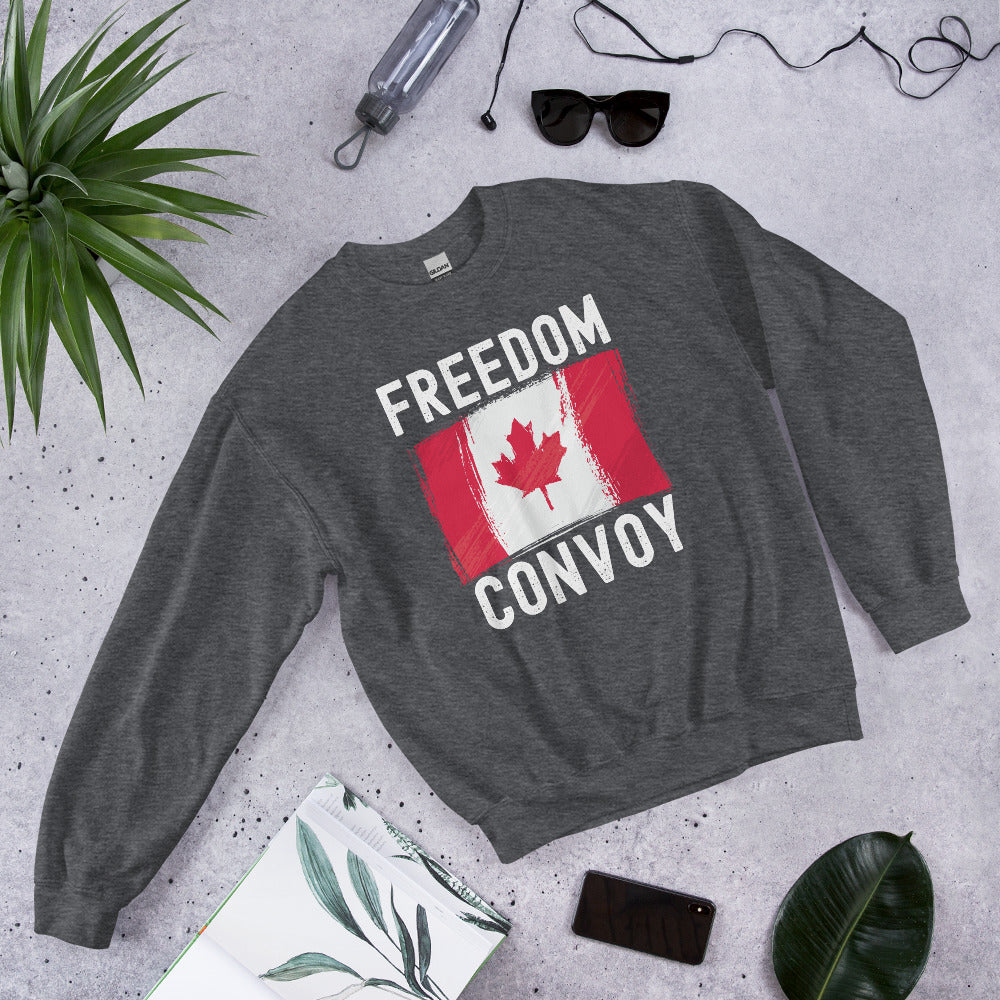 F*ck Trudeau Sweatshirt, Anti Justin Trudeau Shirt, Canada Flag Sweater, Justin Trudeau Sweatshirt, Freedom Convoy 2022, Canadian Patriot - Madeinsea©