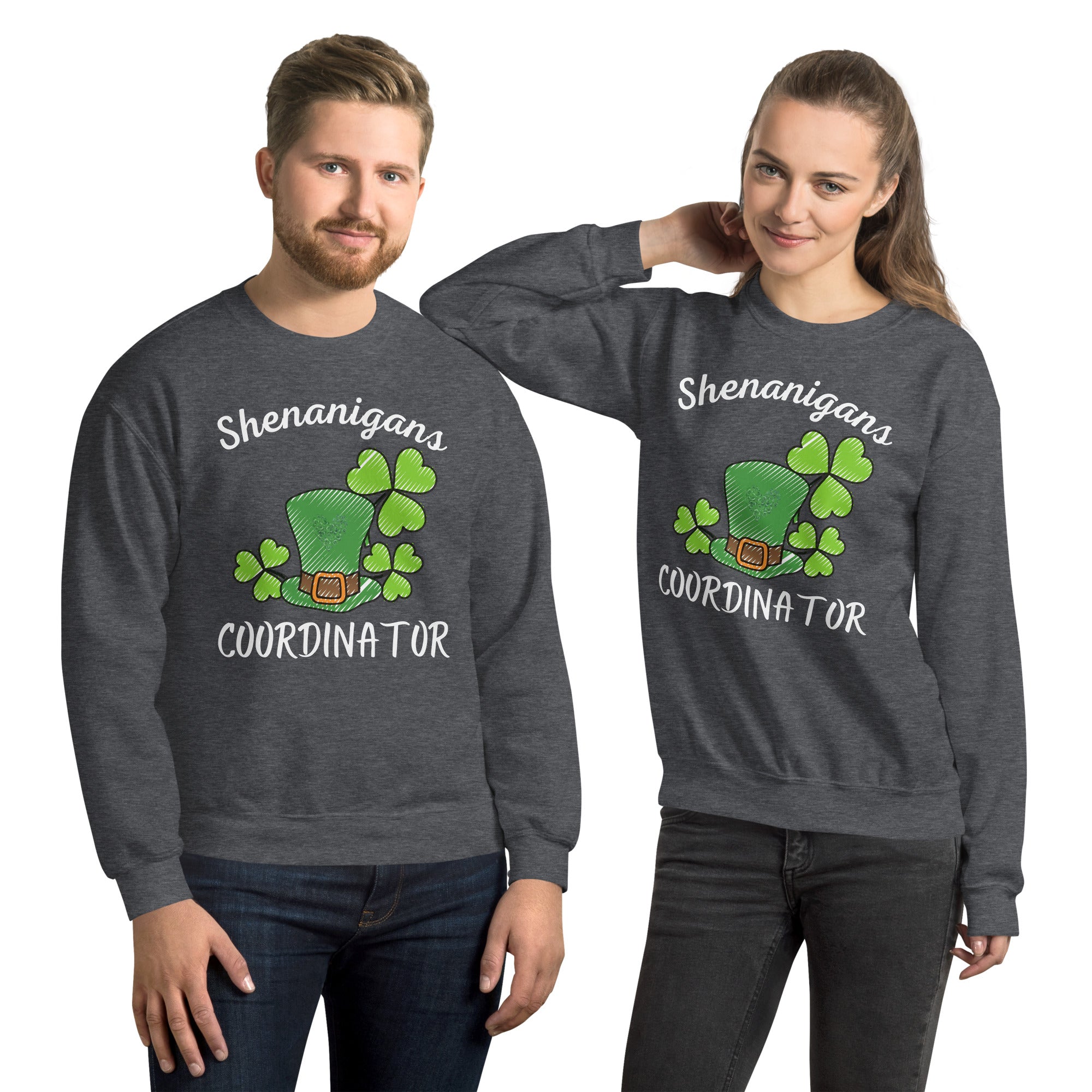 Funny St Patricks Day Sweatshirt, Shenanigans Coordinator Shirt, Lucky Women Sweater, Shamrock Sweatshirt, Saint Patricks Gifts, Irish Shirt - Madeinsea©