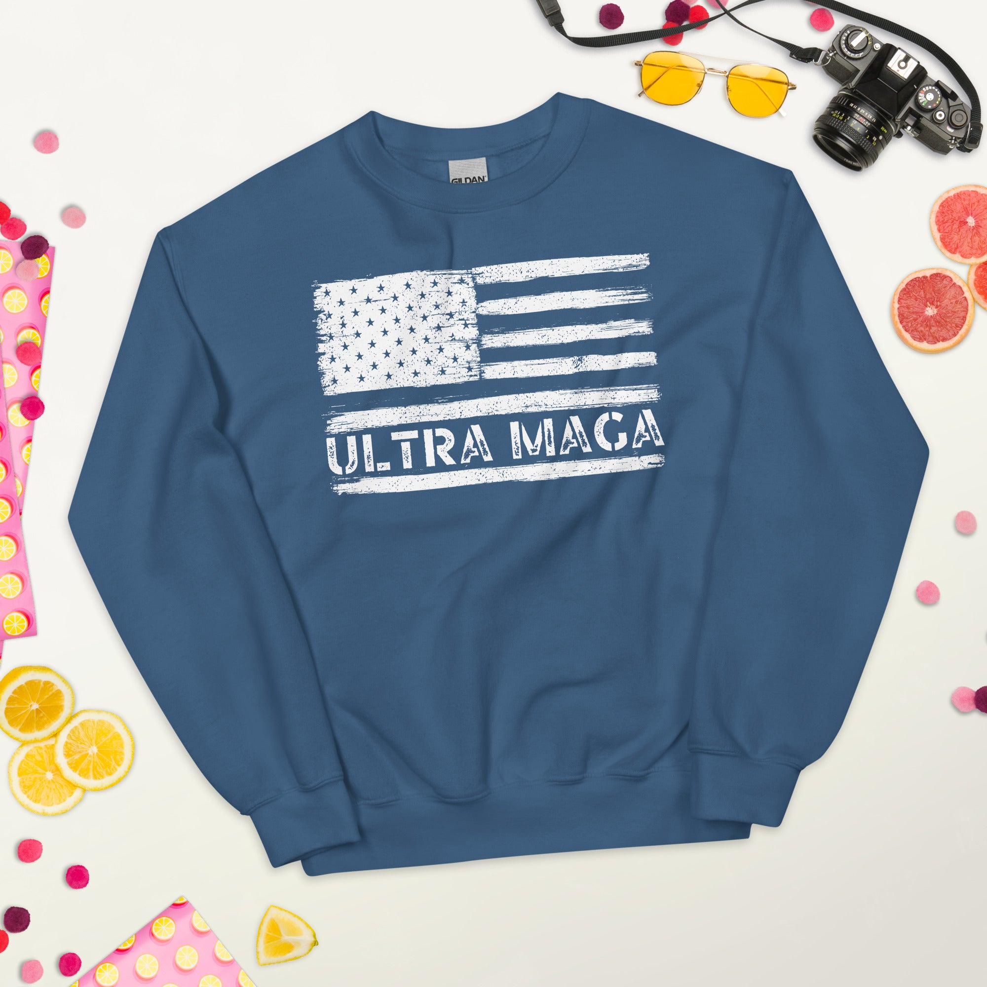 Ultra MAGA Sweatshirt, Trump Maga Shirt, Republican Gifts, American Patriot Sweater, Donald Trump 2024, Conservative Shirt, FJB Sweat shirt - Madeinsea©