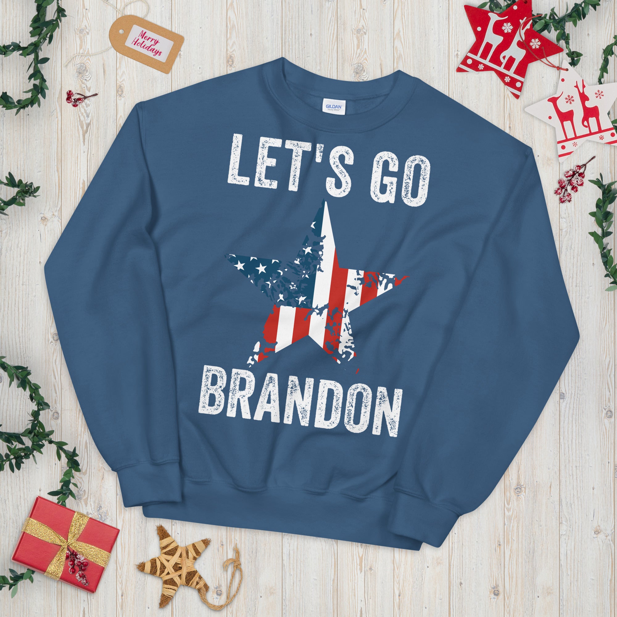 Let&#39;s Go Brandon Sweatshirt, Lets go brandon, Funny Joe Biden Sweatshirt, FJB Sweatshirt, Joe Biden Chant, Funny Biden Meme, Anti Biden Pun - Madeinsea©