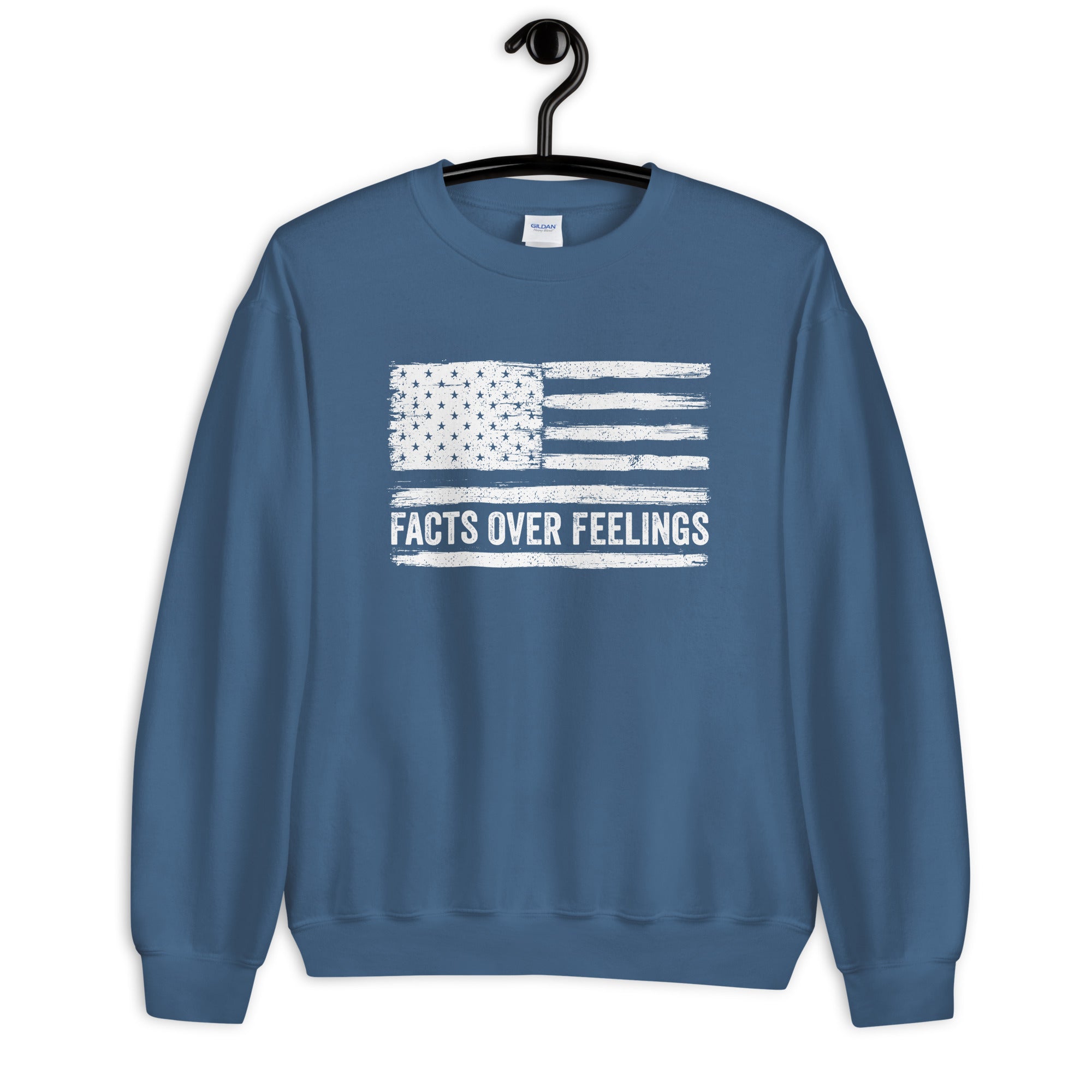 Facts Over Feelings, Facts Matter Sweater, Facts Don&#39;t Care About Your Feelings Shirt, Republican Sweatshirt, Conservative Gift, USA Flag - Madeinsea©