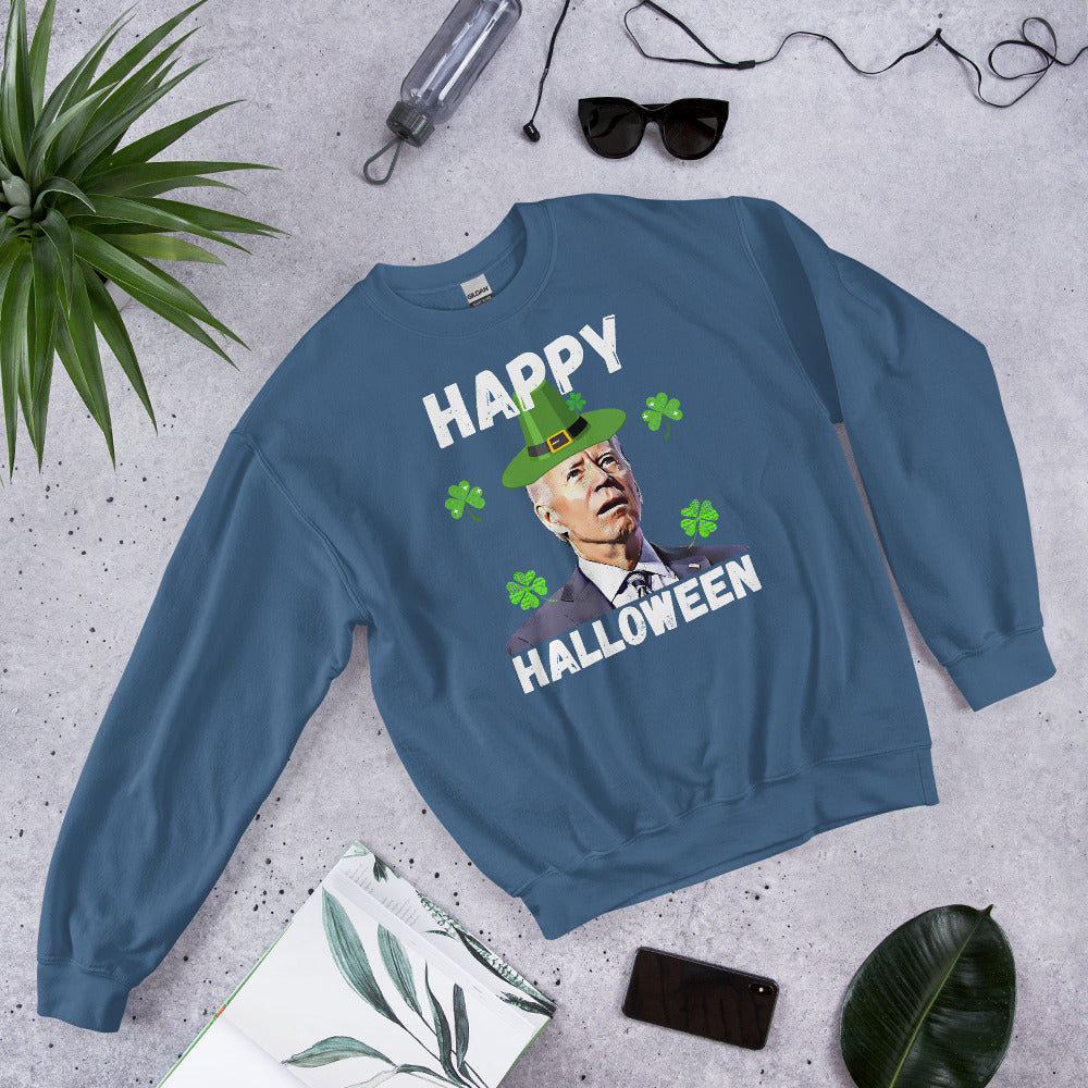 Funny Biden St Patricks Day Sweatshirt, FJB St Patricks Shirt, Saint Patricks Sweater, St Pattys T-Shirt, Republican Gift, Biden Leprechaun - Madeinsea©