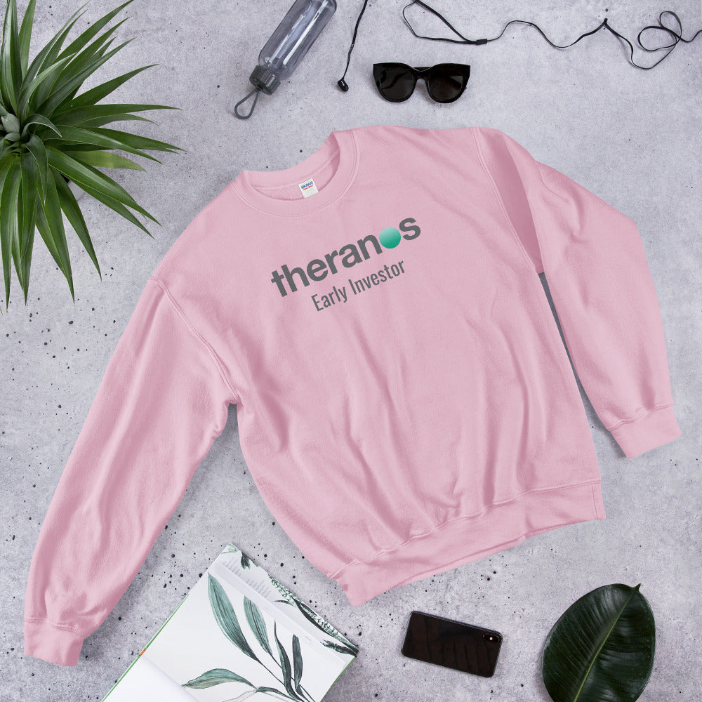 Theranos Sweatshirt, Theranos Startup-Betrug, Theranos Logo, Theranos Unternehmen, Theranos, Theranos Frühinvestor