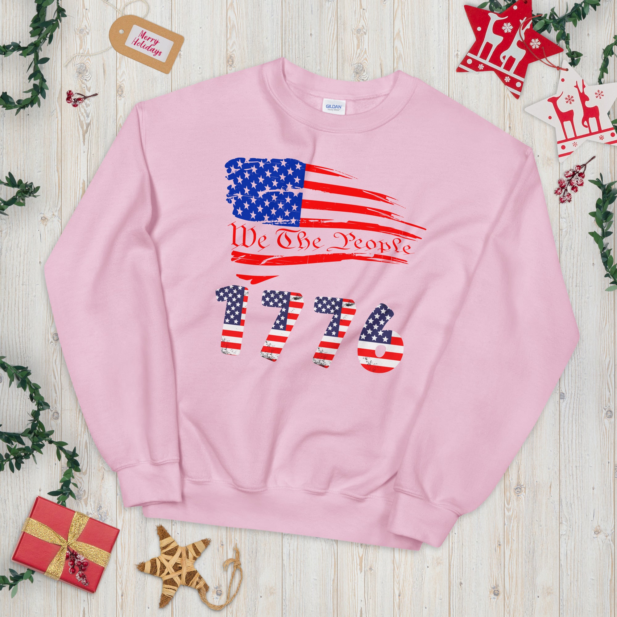 We The People Sweatshirt, 1776 Sweater, Patriotic Shirt, Fourth of July, USA American Flag, American Pride, American Patriot Gifts - Madeinsea©