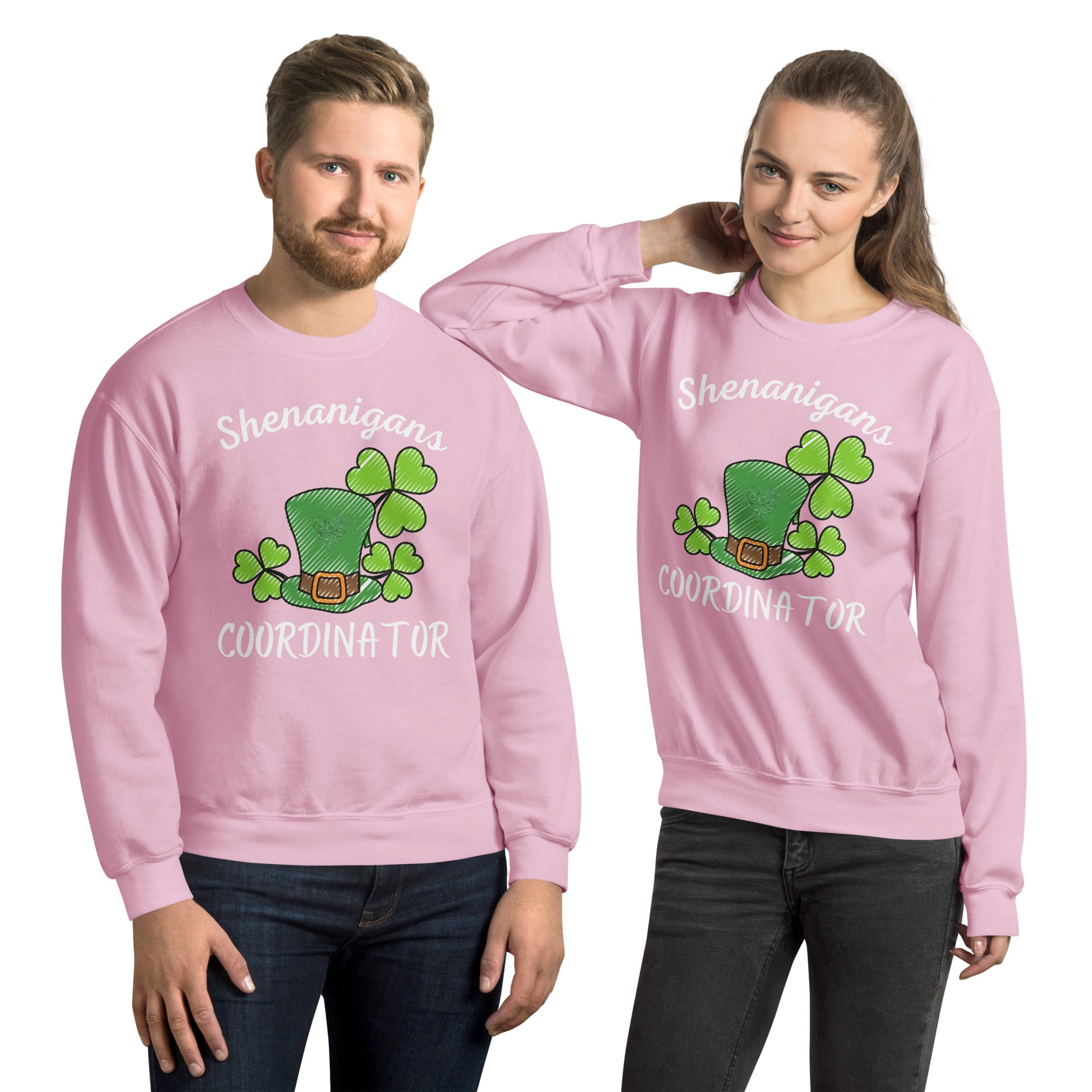 Funny St Patricks Day Sweatshirt, Shenanigans Coordinator Shirt, Lucky Women Sweater, Shamrock Sweatshirt, Saint Patricks Gifts, Irish Shirt - Madeinsea©