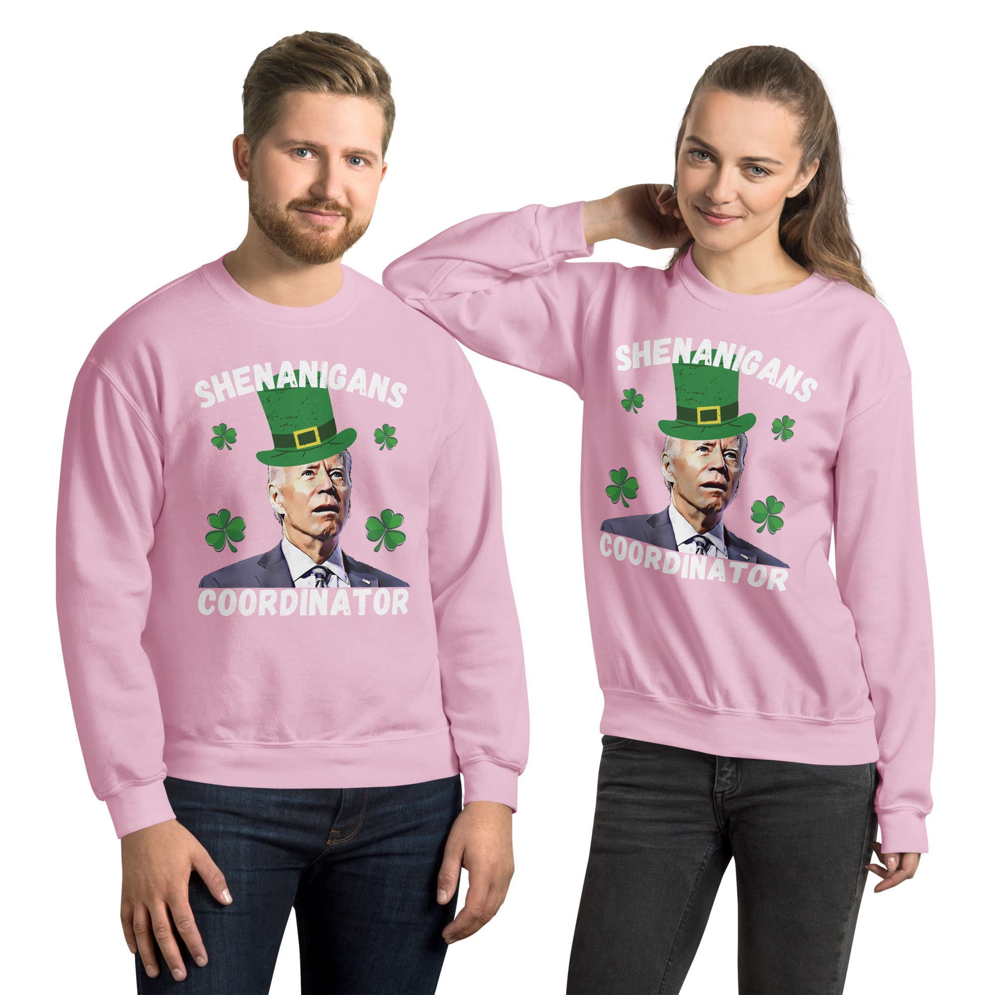 Funny St Patricks Day Sweatshirt, Shenanigans Coordinator Shirt, Biden St Patricks Shirt, Funny Biden Sweater, Funny St Patricks Sweater - Madeinsea©