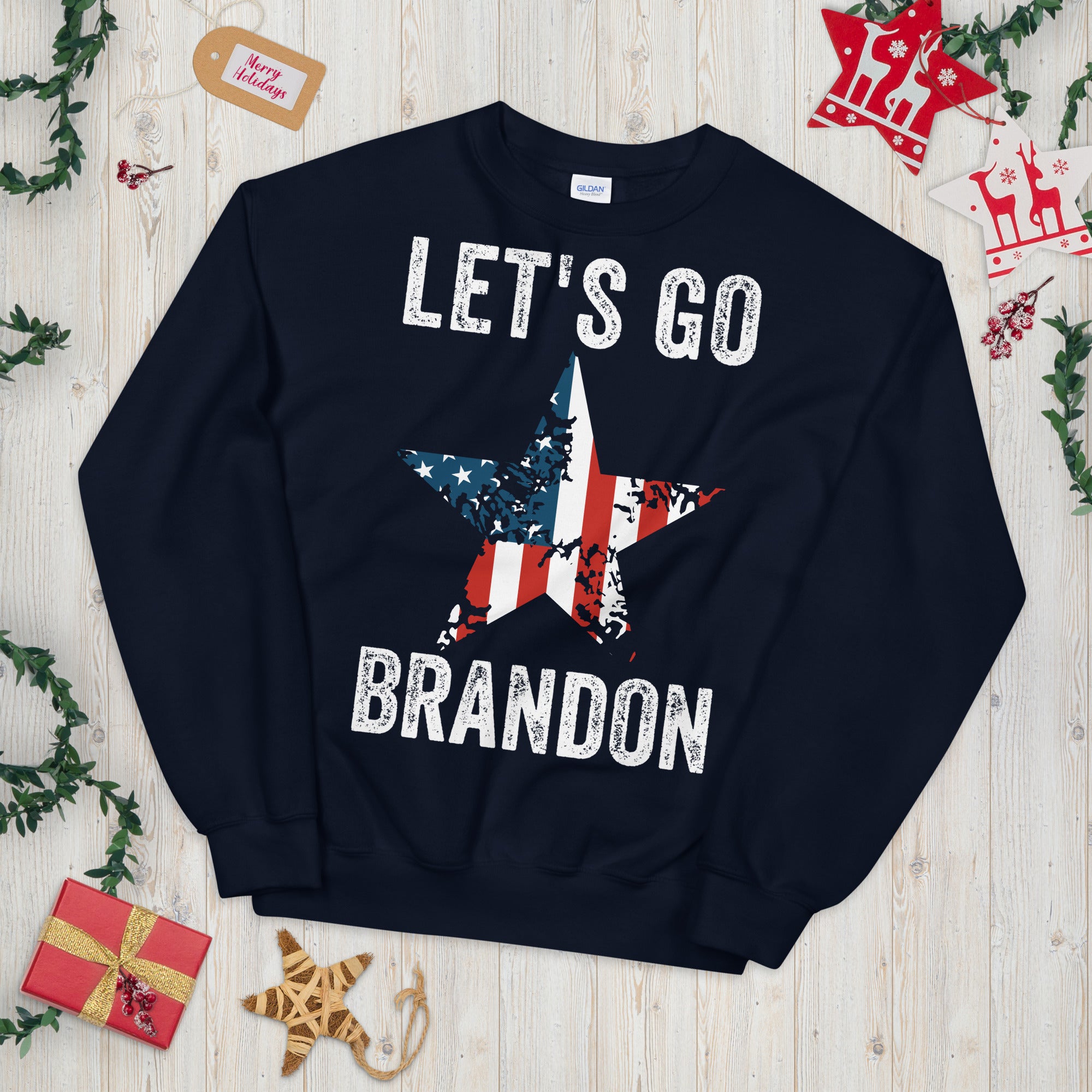 Let&#39;s Go Brandon Sweatshirt, Lets go brandon, Funny Joe Biden Sweatshirt, FJB Sweatshirt, Joe Biden Chant, Funny Biden Meme, Anti Biden Pun