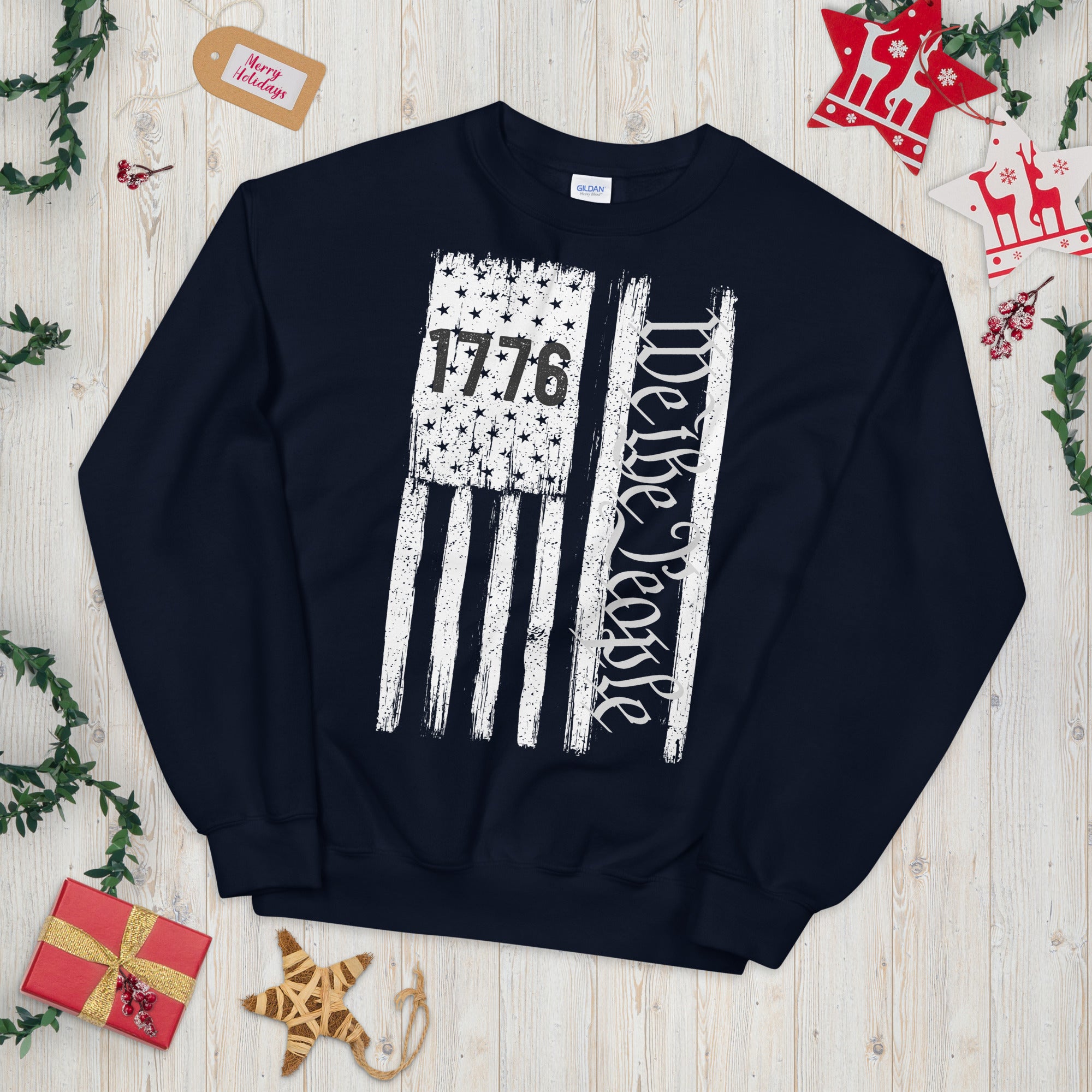 1776 We The People Sweater, Patriotic USA American Flag, Vintage US Flag Shirt, Independence Day, 1776 Sweater, We the people patriotic gift