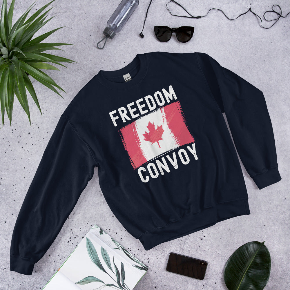 F*ck Trudeau Sweatshirt, Anti Justin Trudeau Shirt, Canada Flag Sweater, Justin Trudeau Sweatshirt, Freedom Convoy 2022, Canadian Patriot - Madeinsea©