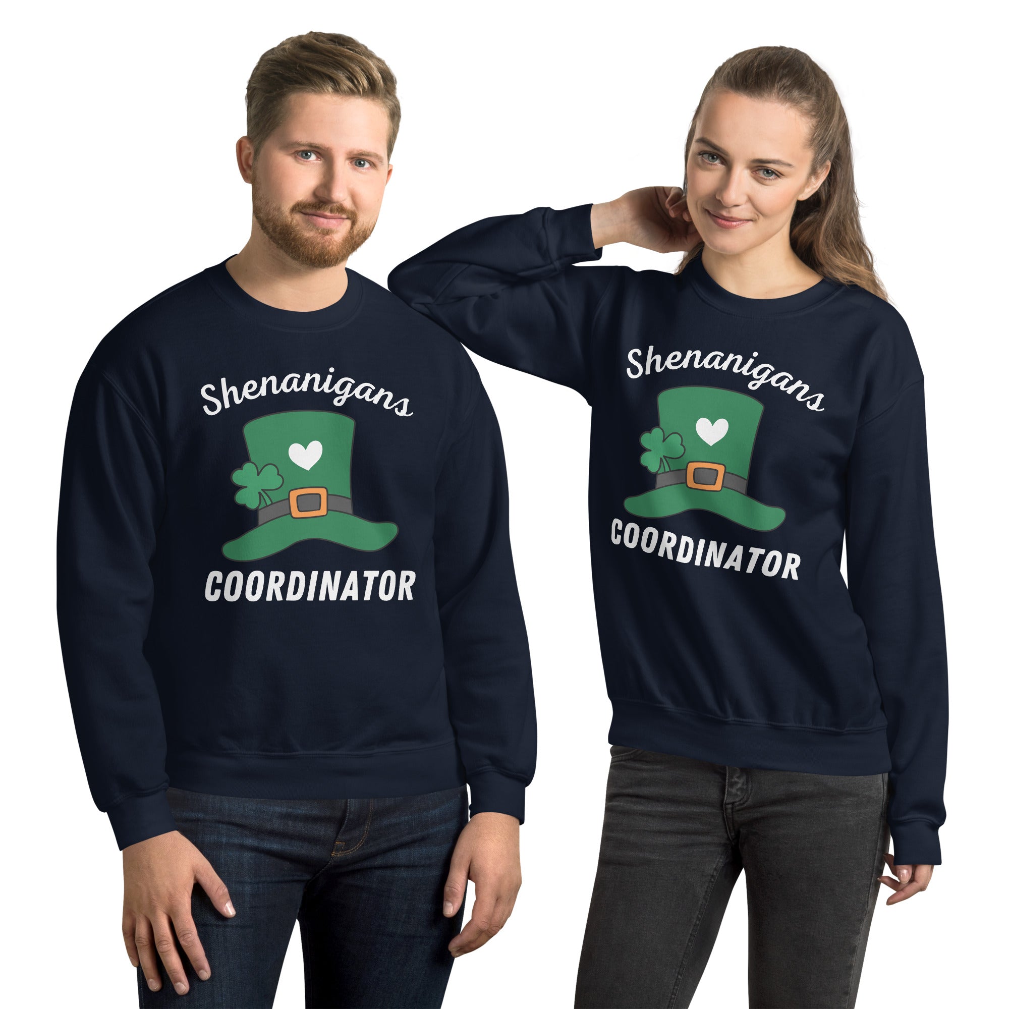 Shenanigans Coordinator Sweatshirt, Funny St Patricks Day Shirt, St Patrick&#39;s Sweater, Shenanigans Shirt, Irish Sweater, Lucky Shamrock Gift - Madeinsea©