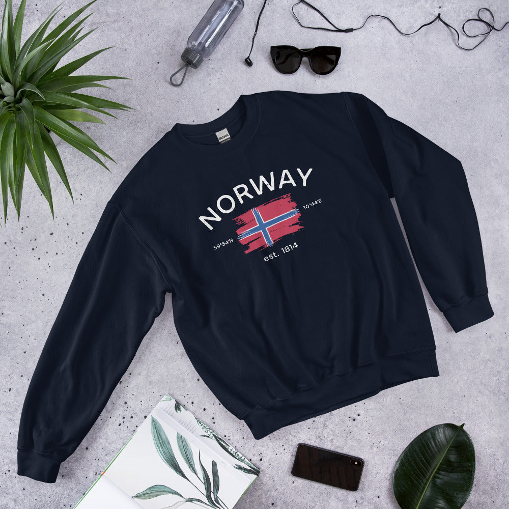 Norwegen Sweatshirt, Norge Pullover, Oslo Norwegen Pullover, Oslo Geschenk, Norwegen Reise Pullover, Norwegen Shirt, Norwegen Liebhaber Geschenk, Norwegen Flagge Shirt