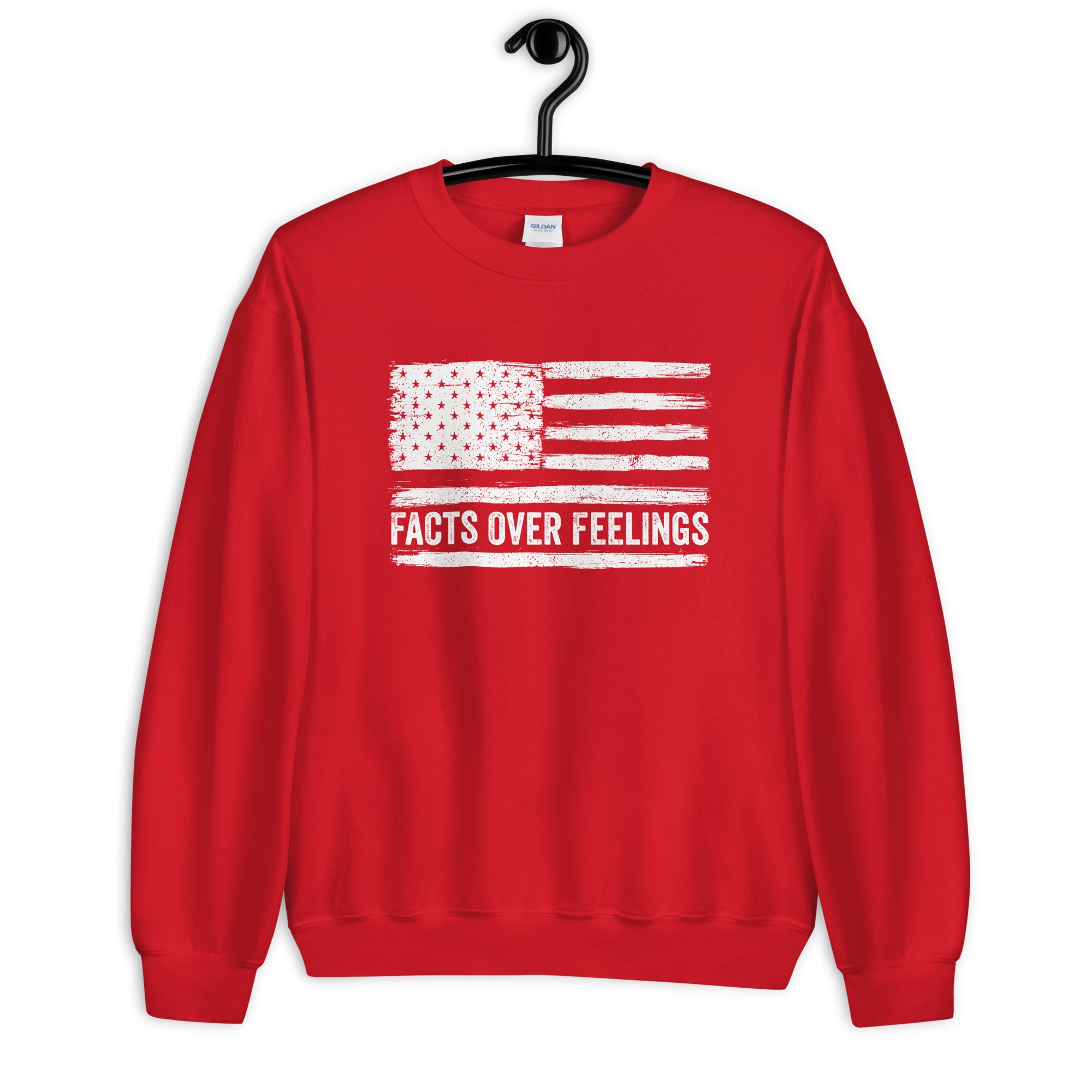 Facts Over Feelings, Facts Matter Sweater, Facts Don&#39;t Care About Your Feelings Shirt, Republican Sweatshirt, Conservative Gift, USA Flag - Madeinsea©