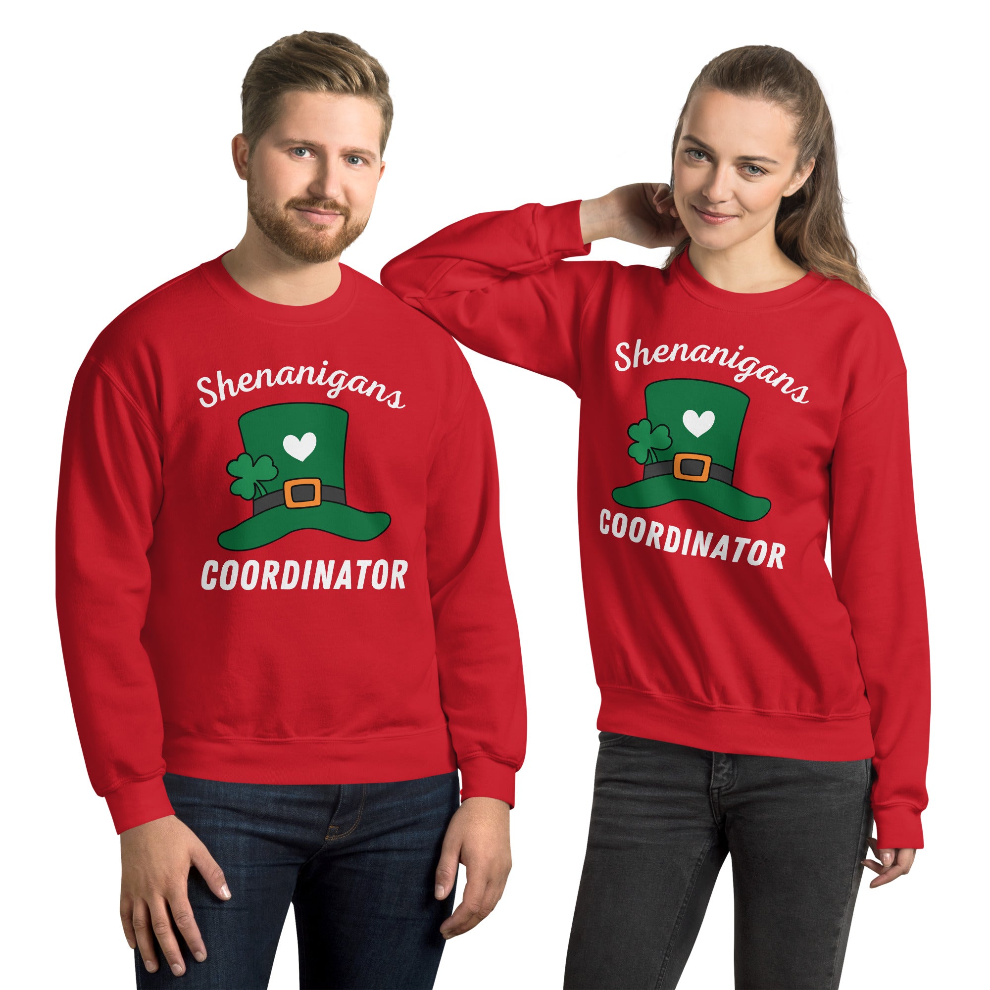 Shenanigans Coordinator Sweatshirt, Funny St Patricks Day Shirt, St Patrick&#39;s Sweater, Shenanigans Shirt, Irish Sweater, Lucky Shamrock Gift - Madeinsea©