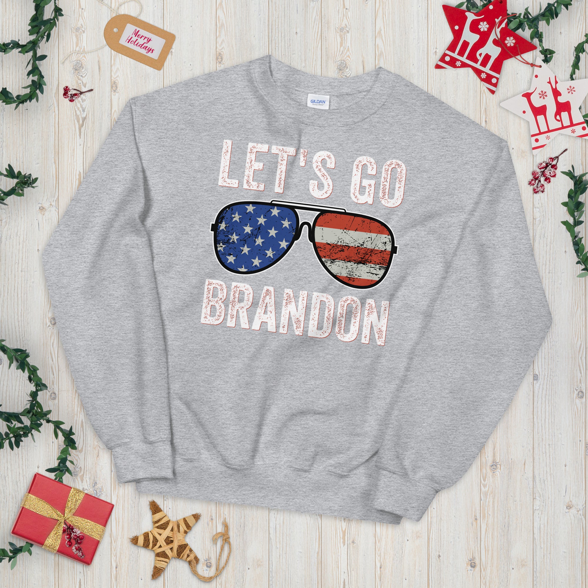 Let&#39;s Go Brandon Sweatshirt, Lets go brandon, Funny Joe Biden Sweatshirt, FJB Sweatshirt, Joe Biden Chant, Funny Biden Meme, Anti Biden Pun - Madeinsea©