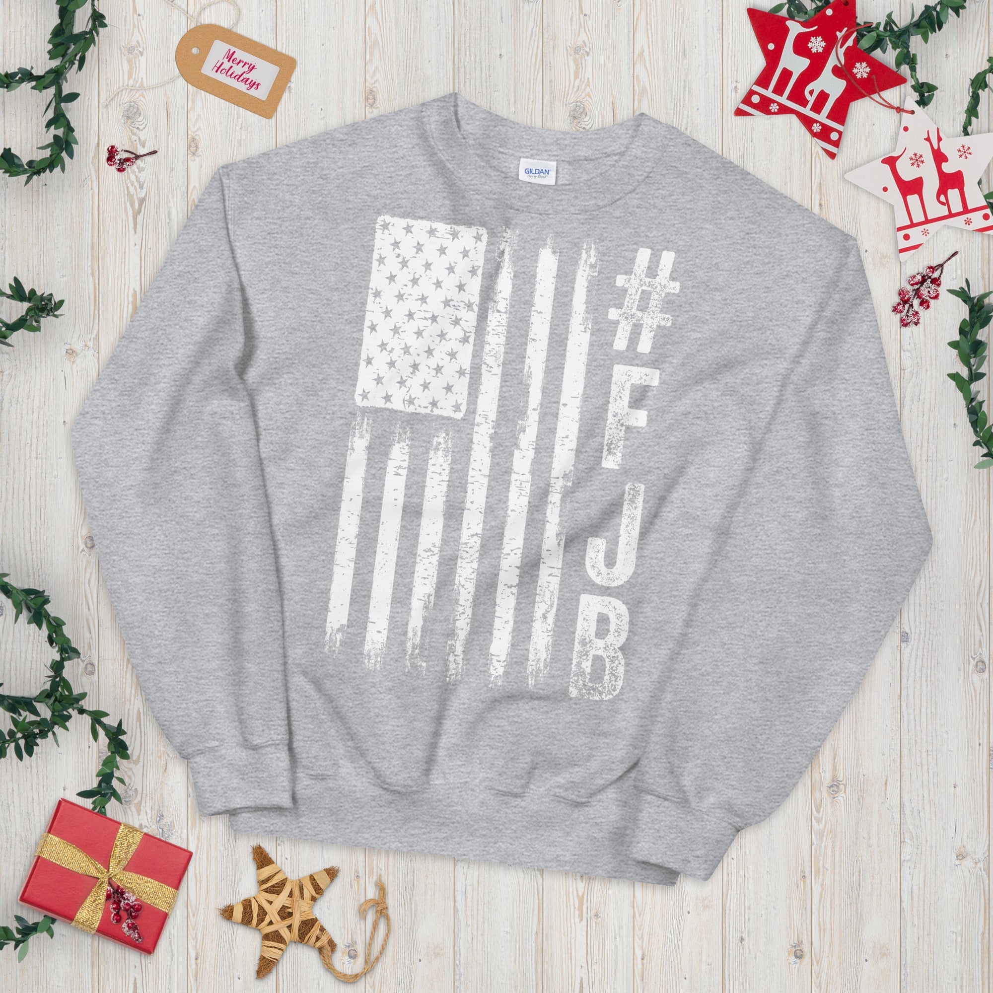 FJB Sweatshirt, #FJB, Fjb Pro America Sweater, Foxtrot Juliet Bravo, Anti Biden Sweater, Foxtrot Juliet Bravo Sweatshirt, FJB Sweater - Madeinsea©