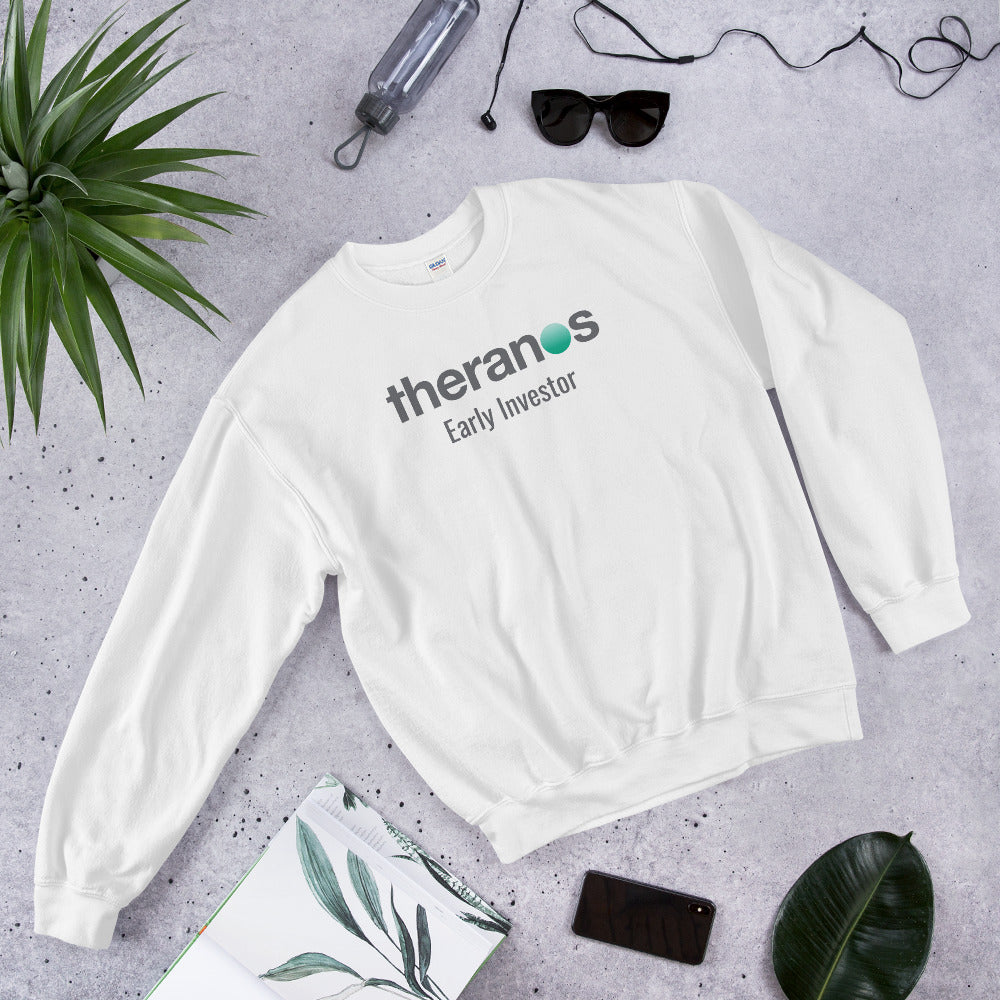 Theranos Sweatshirt, Theranos Startup-Betrug, Theranos Logo, Theranos Unternehmen, Theranos, Theranos Frühinvestor