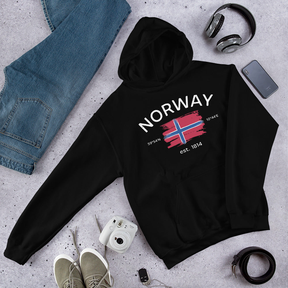 Sudadera con capucha de Noruega, sudaderas con capucha de Noruega, camisa de Oslo Noruega, regalos de Oslo, suéter de viaje de Noruega, camisas de Noruega, regalo de amante de Noruega, camisa de bandera de Noruega