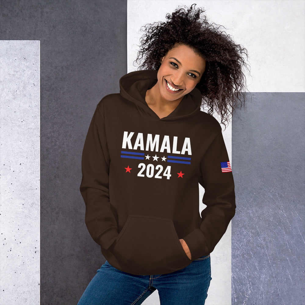 Sudadera con capucha de Kamala Harris, campaña de Kamala Harris, sudaderas con capucha de Kamala Harris para presidente en 2024, elecciones de Kamala Harris en 2024, presidente Harris en 2024