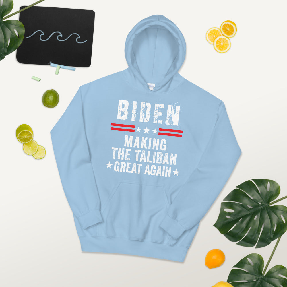 Making Taliban Great Again Hoodie, Funny Biden Harris Hoodie, Anti Biden Hoodie, American Flag Hoodie, Making The Talban Great Again - Madeinsea©